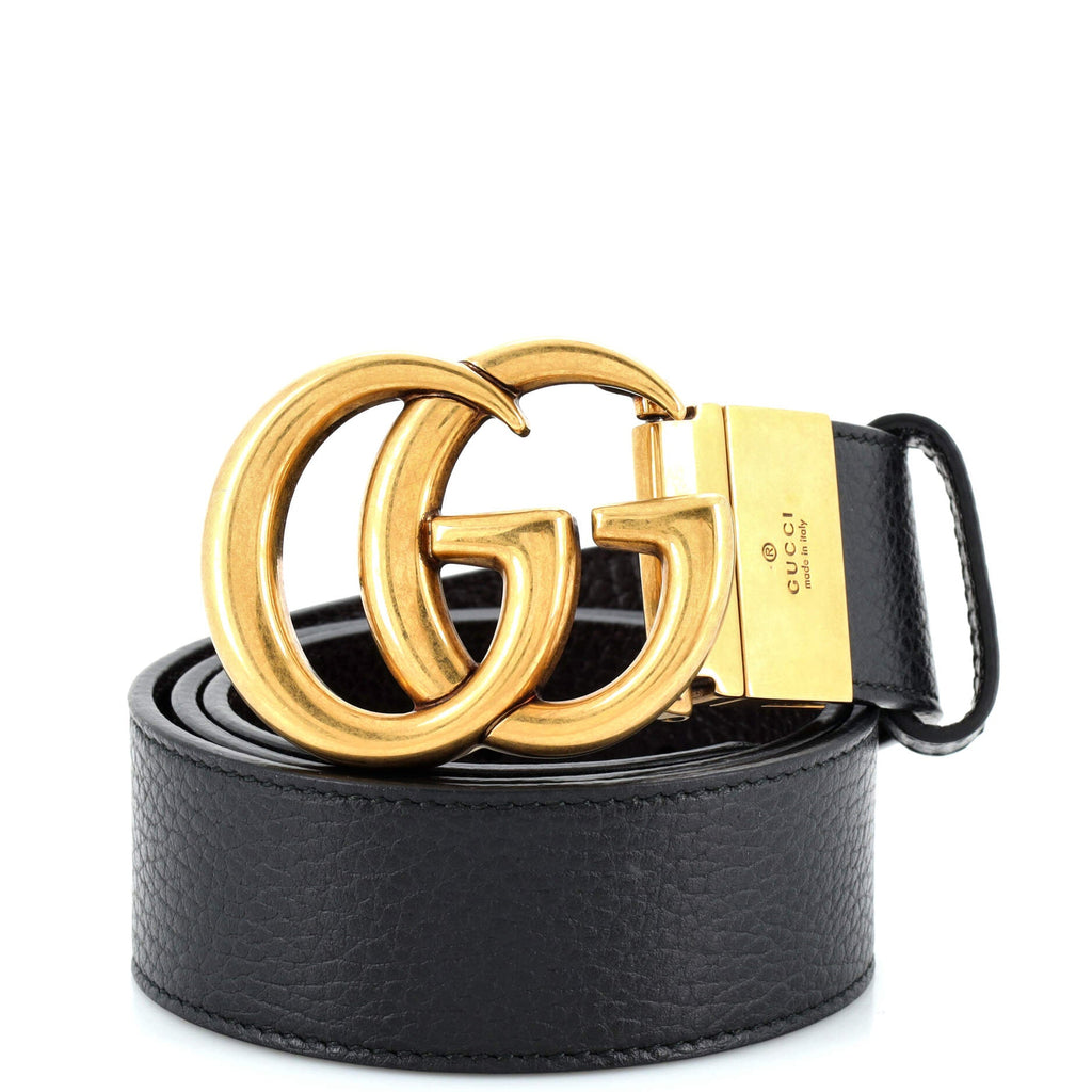 GG Marmont Reversible Belt Leather Wide 75