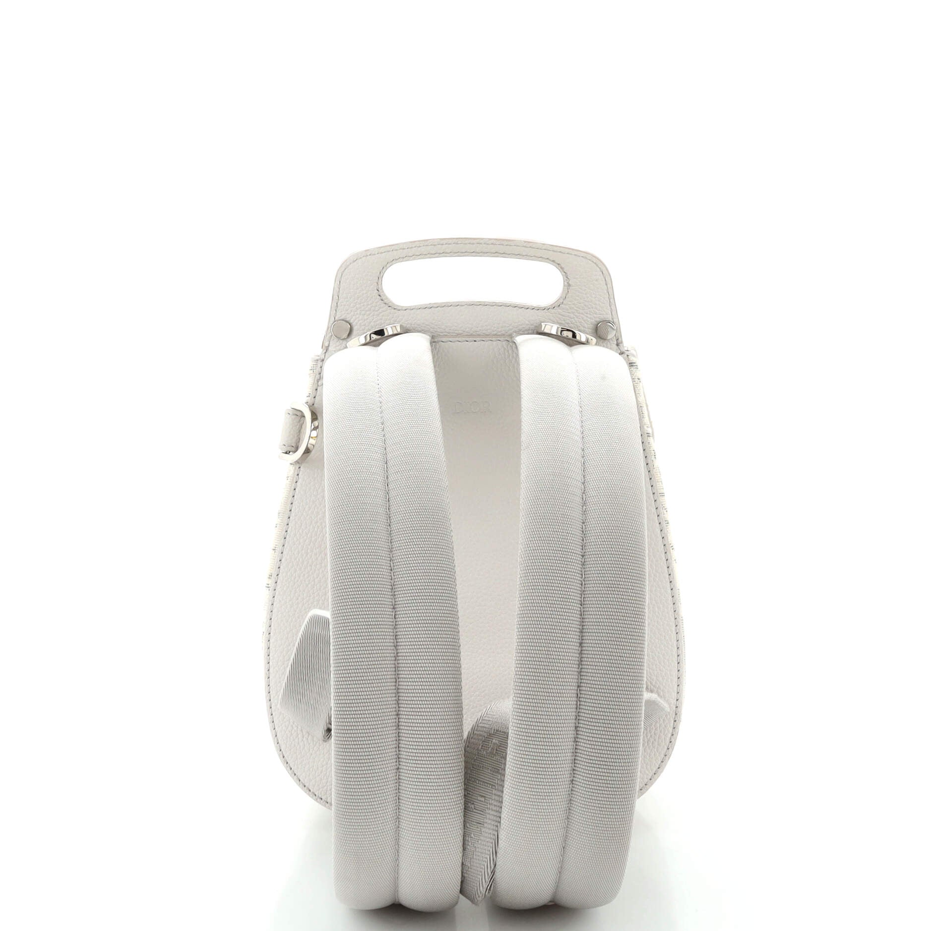 Saddle Backpack Oblique Canvas Mini