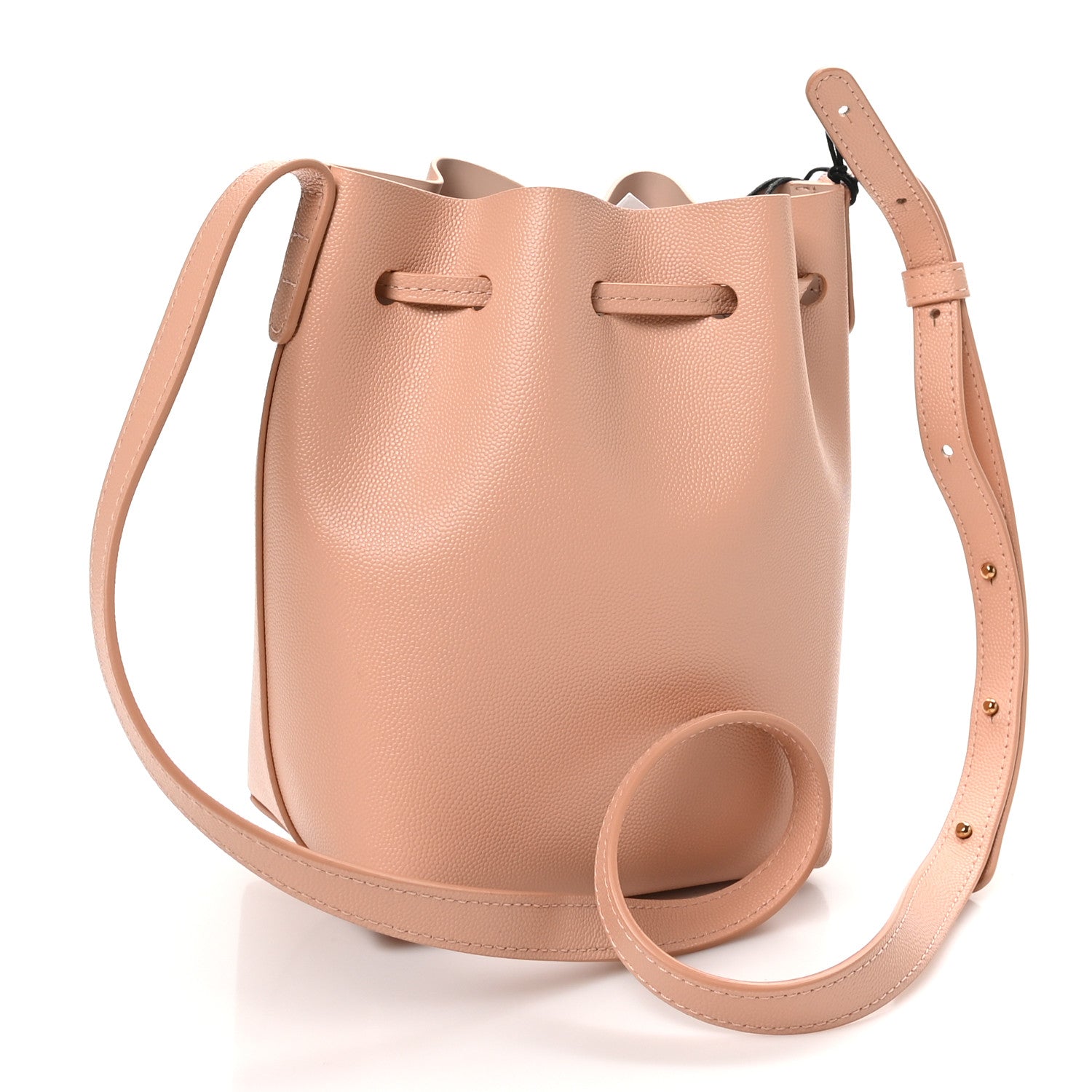 Caviar Mini Mini Bucket Bag Cipria