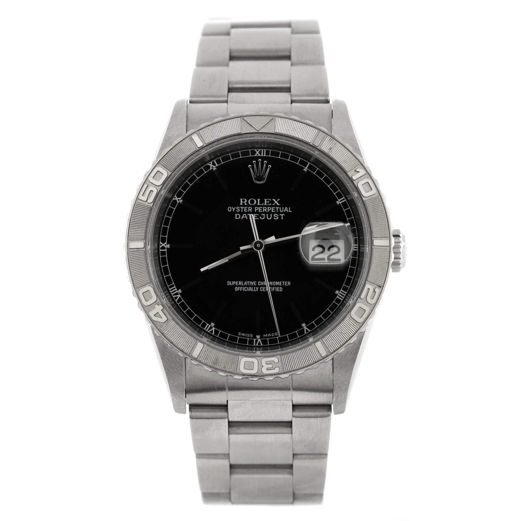 Oyster Perpetual Datejust Turn-O-Graph Automatic Watch Stainless Steel and White Gold 36