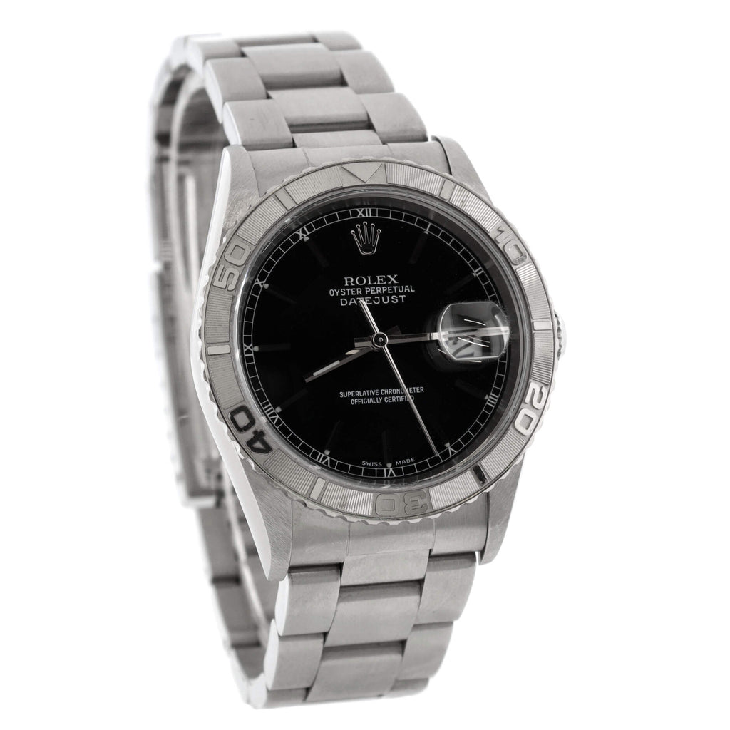 Oyster Perpetual Datejust Turn-O-Graph Automatic Watch Stainless Steel and White Gold 36