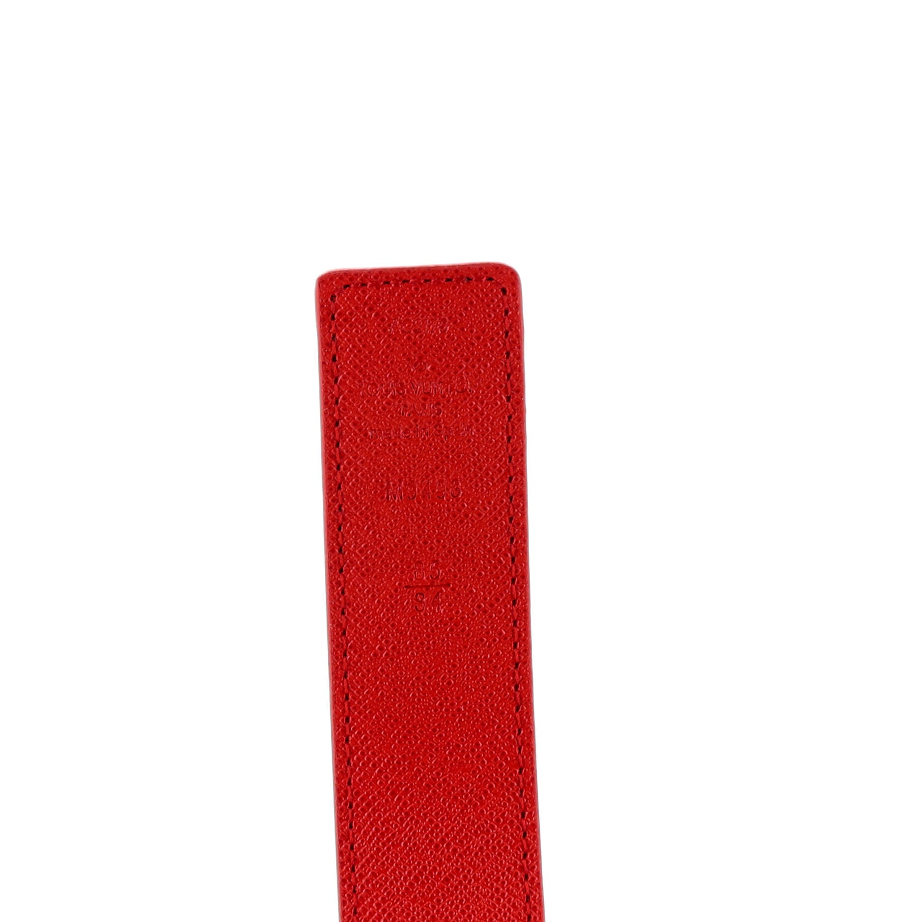 LV Initiales Reversible Belt Monogram Canvas and Leather Thin