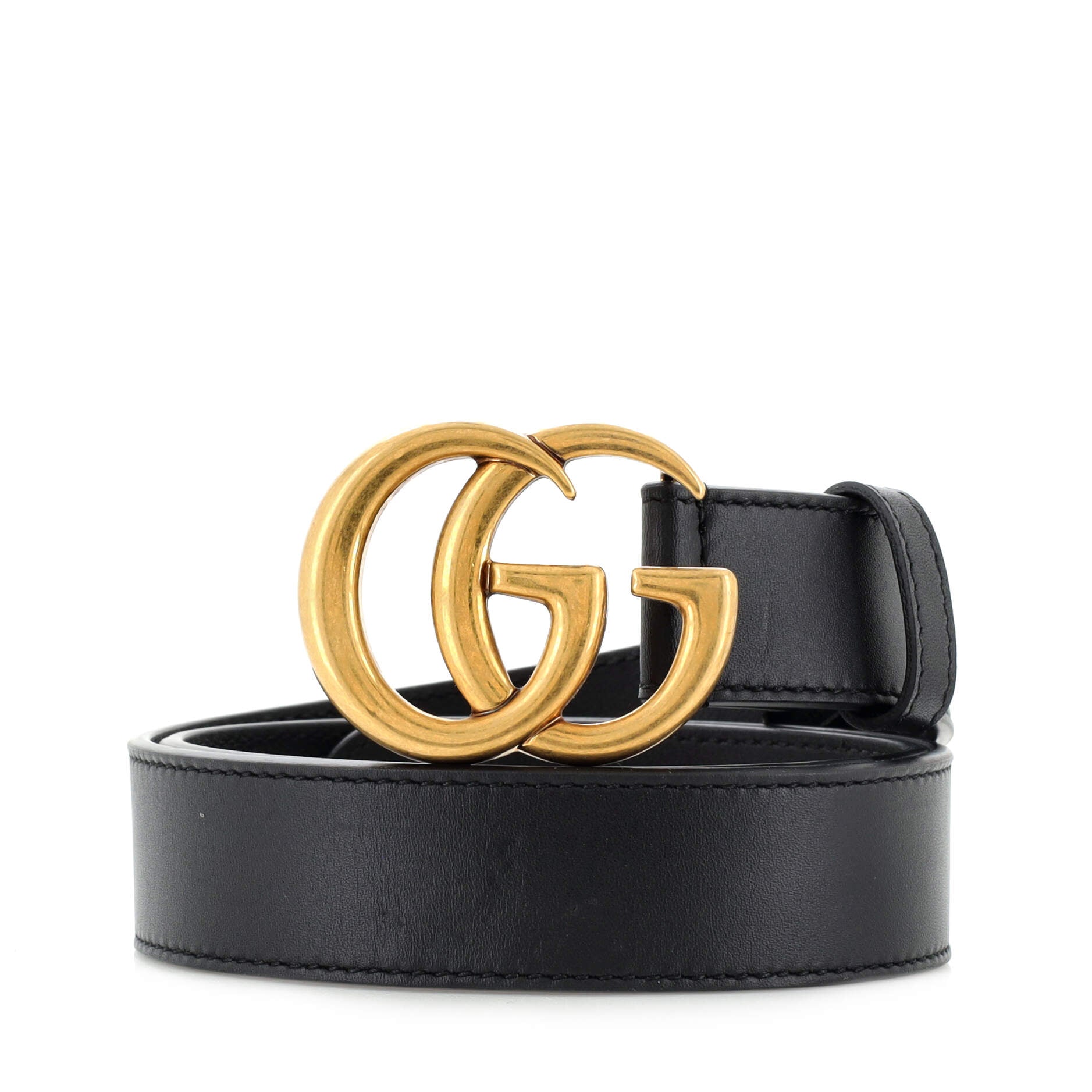 GG Marmont Belt Leather Medium 75