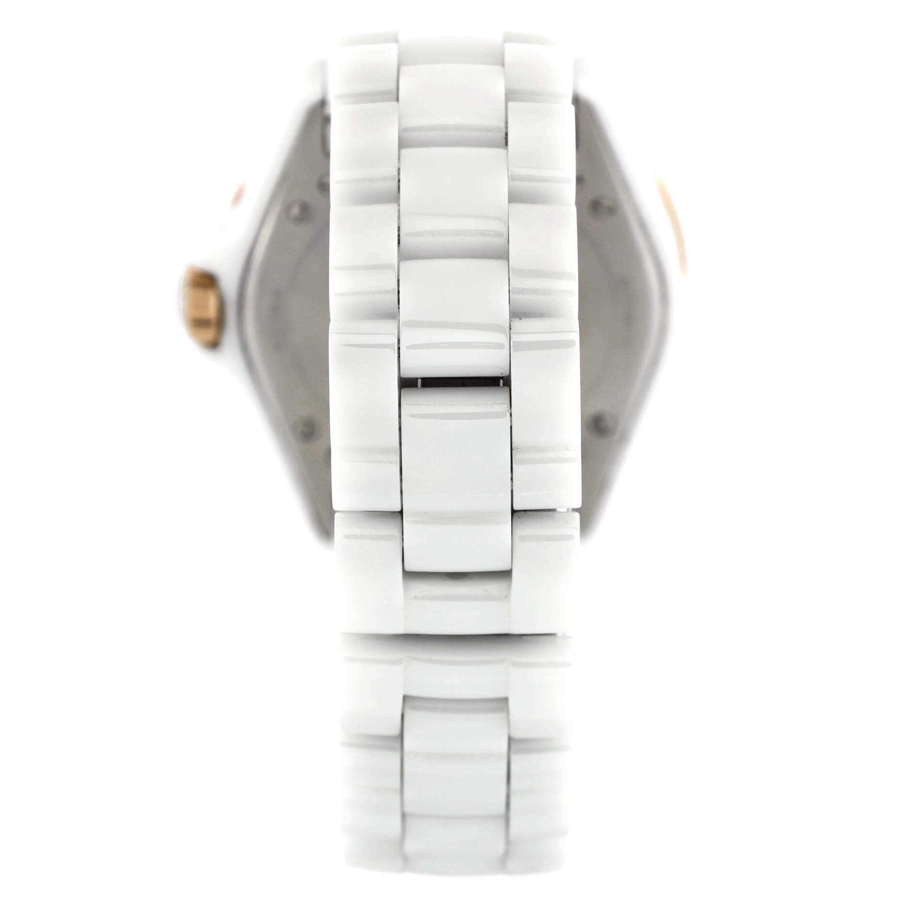 J12-365 Automatic Watch Ceramic with Beige Gold Bezel 36
