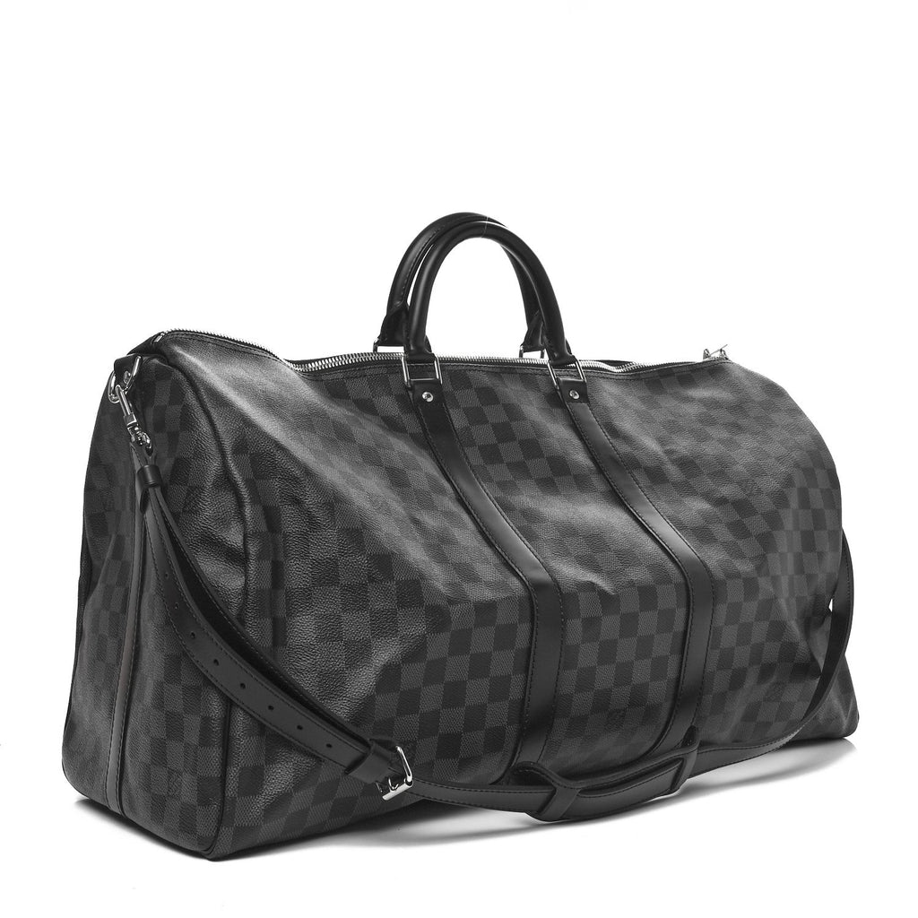 Damier Graphite Keepall Bandouliere 55