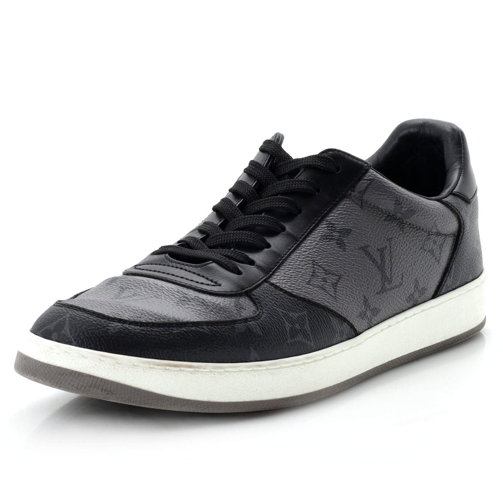 Men's Rivoli Low-Top Sneakers Monogram Eclipse Canvas