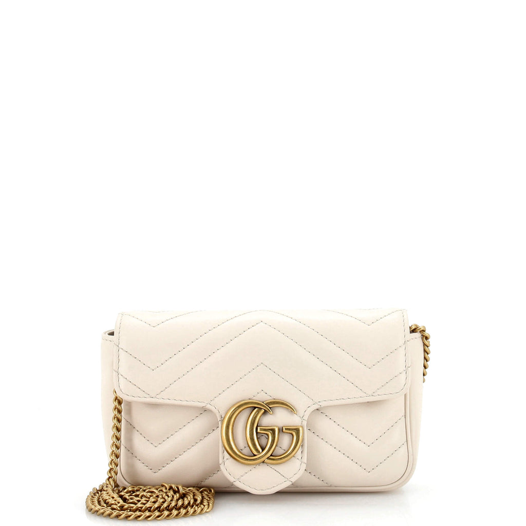 GG Marmont Flap Bag Matelasse Leather Super Mini