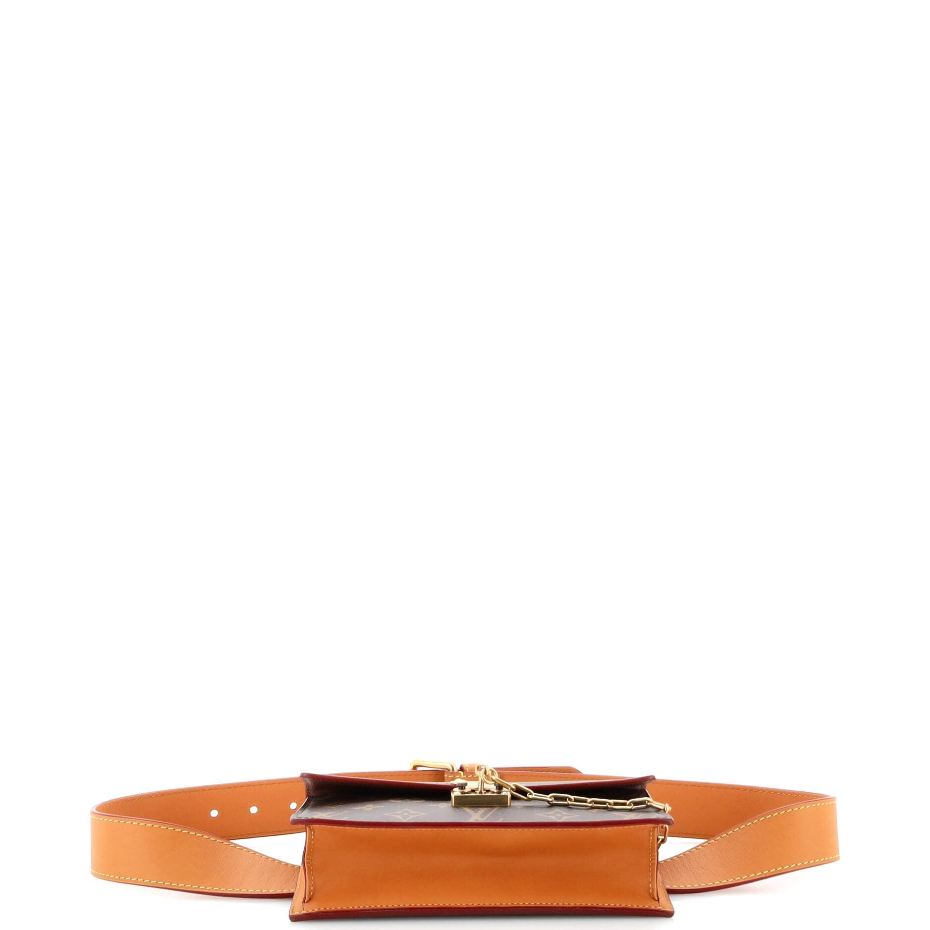 Louis Vuitton S Lock Belt Pouch Monogram Canvas