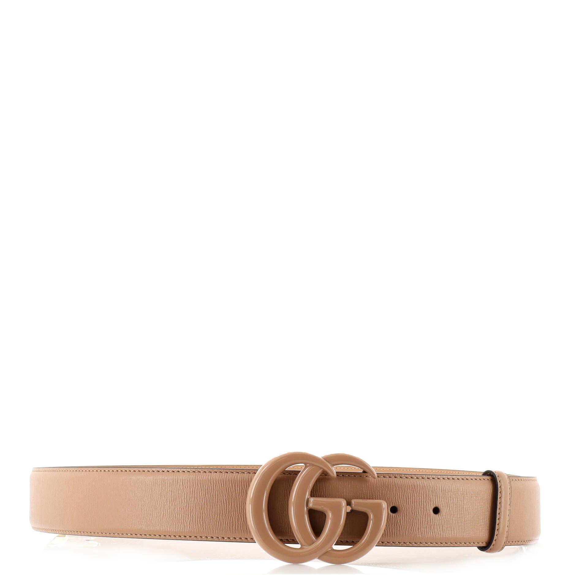 GG Marmont Monochrome Belt Leather with Enamel Wide 105