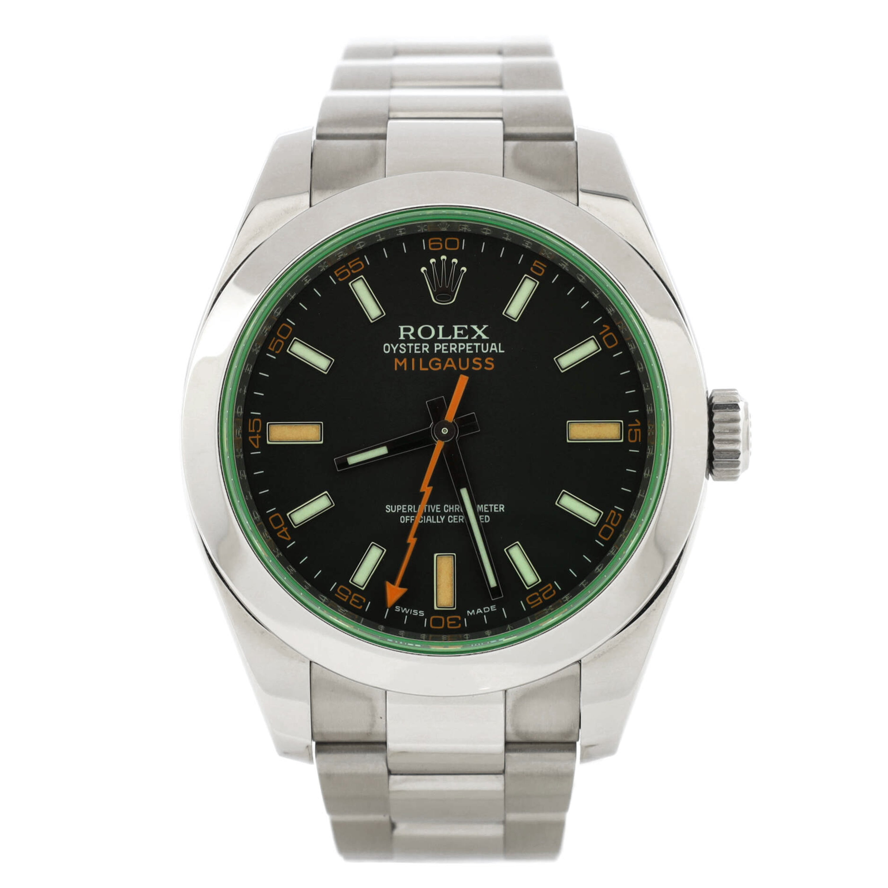 Oyster Perpetual Milgauss Automatic Watch Stainless Steel 40