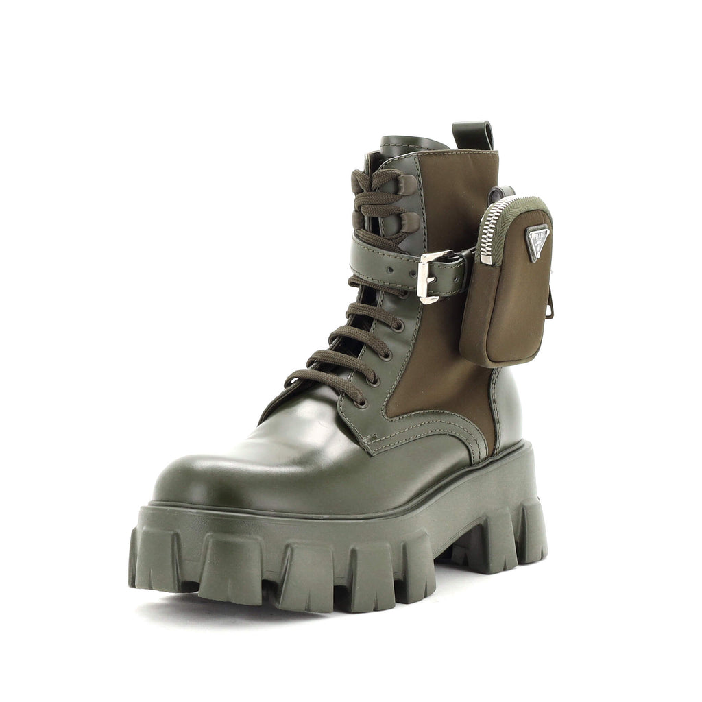 Monolith Combat Boots Leather and Nylon