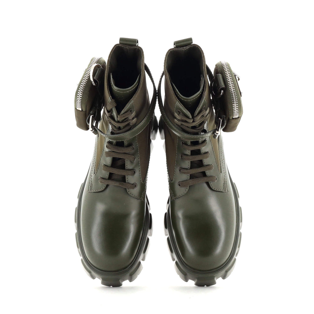 Monolith Combat Boots Leather and Nylon