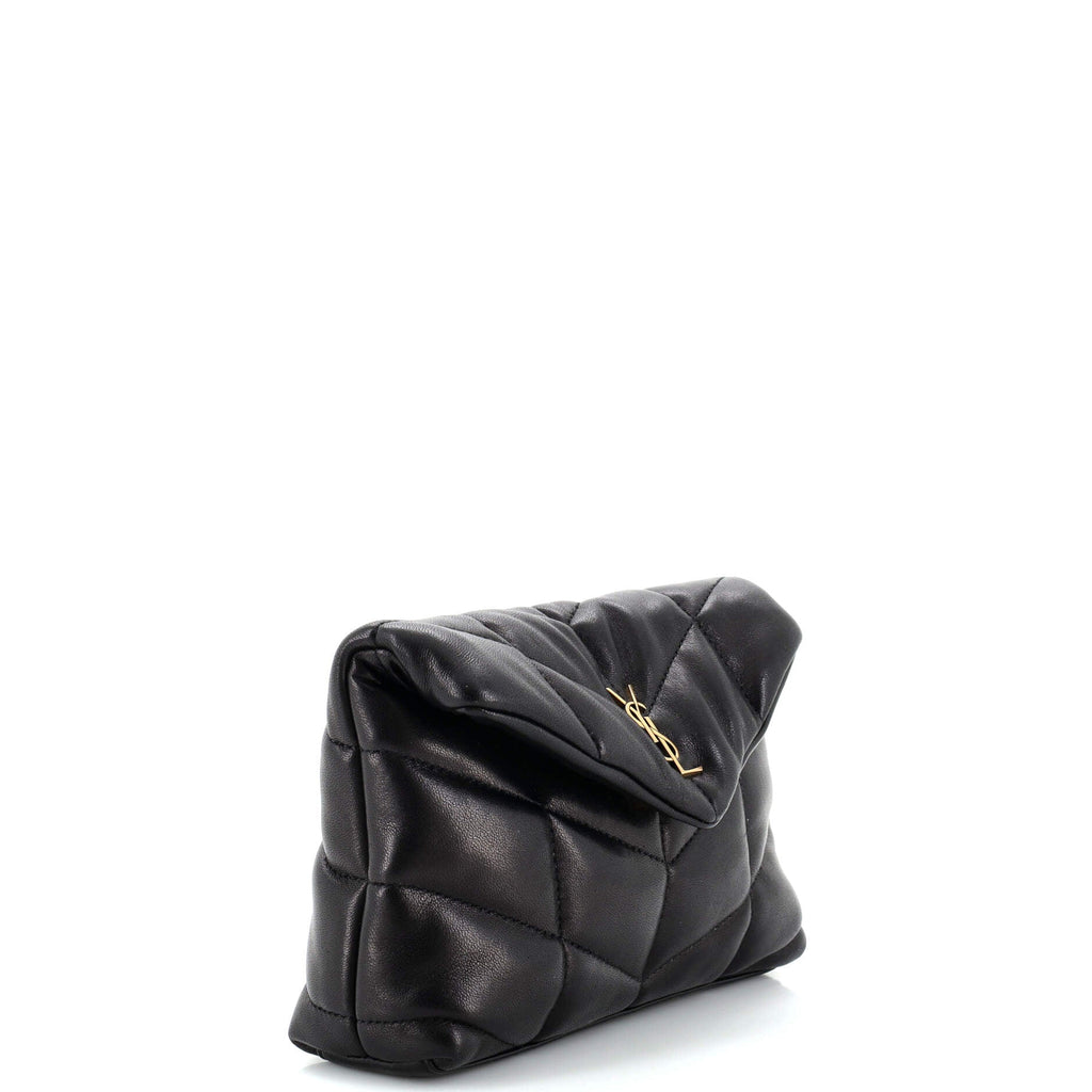 LouLou Puffer Clutch Leather Small