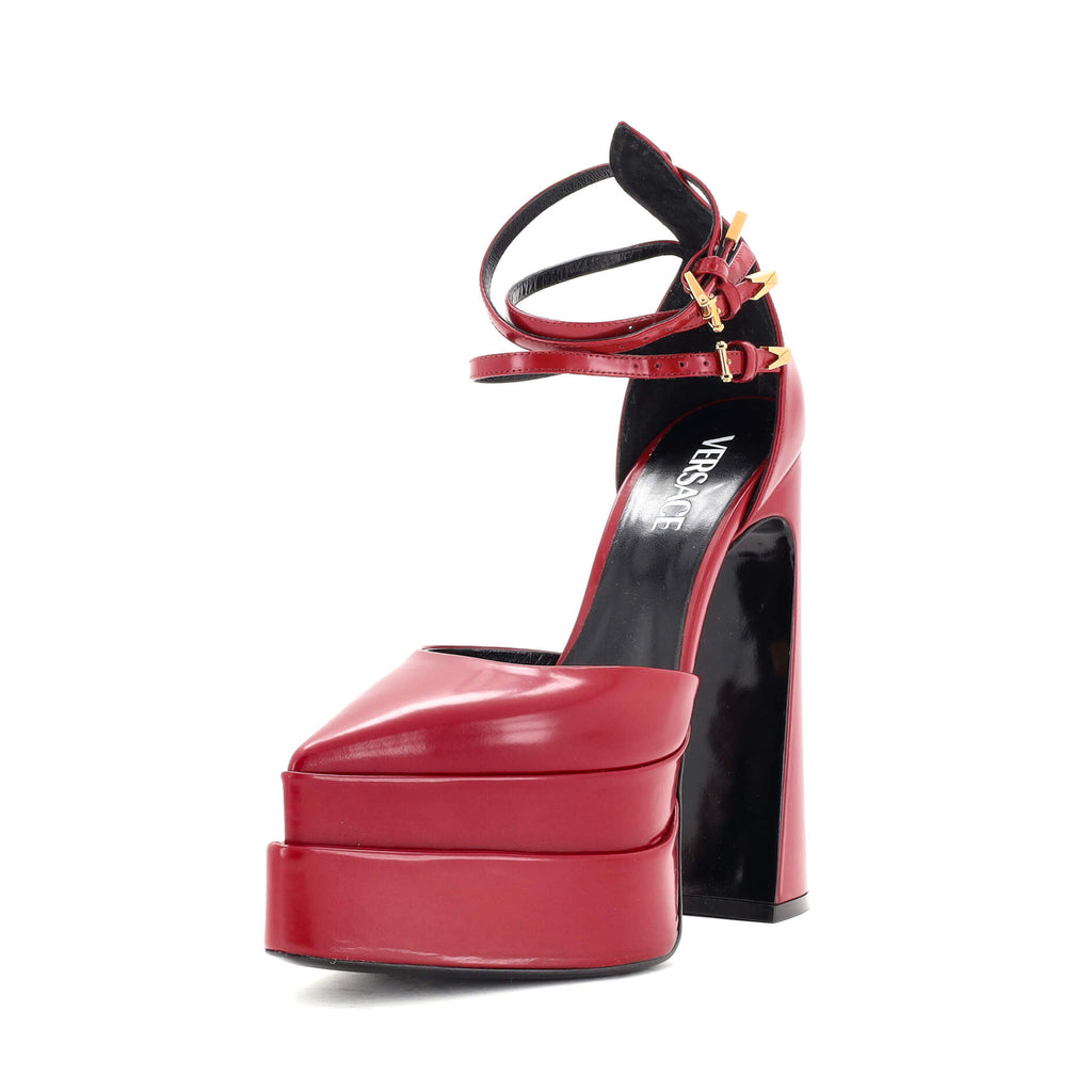 Women's Medusa Aevitas Pointed Platform Pumps Leather
