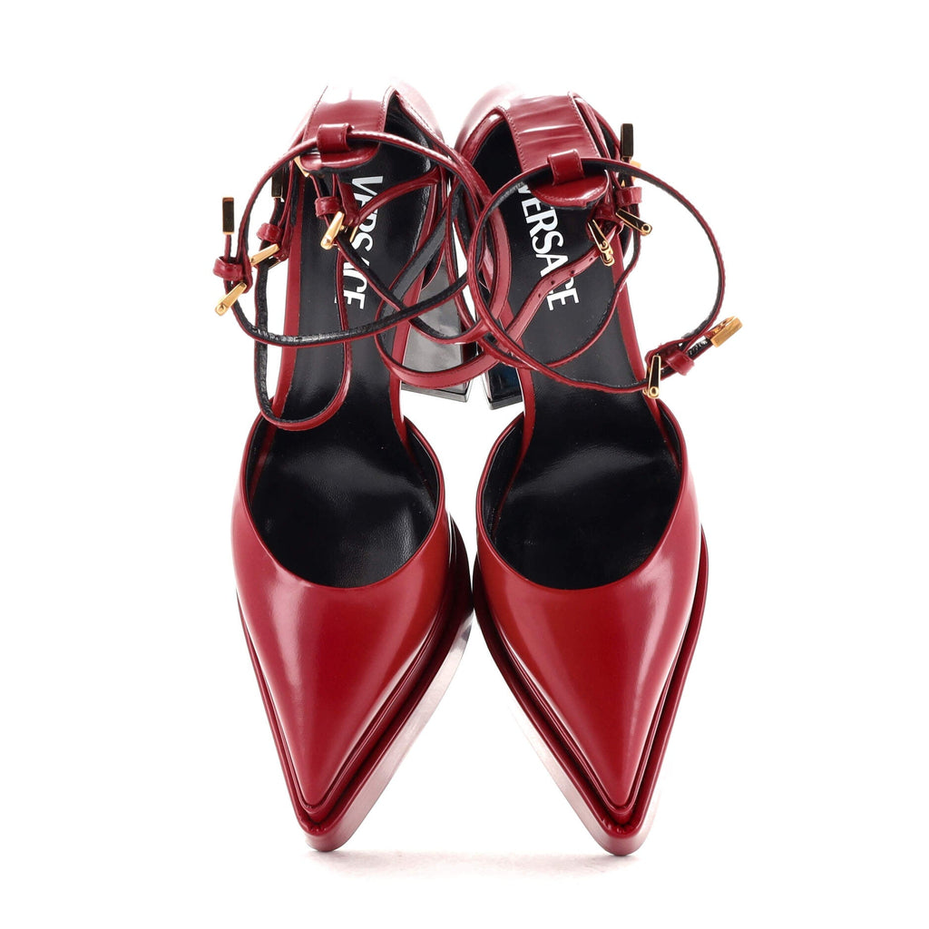 Women's Medusa Aevitas Pointed Platform Pumps Leather