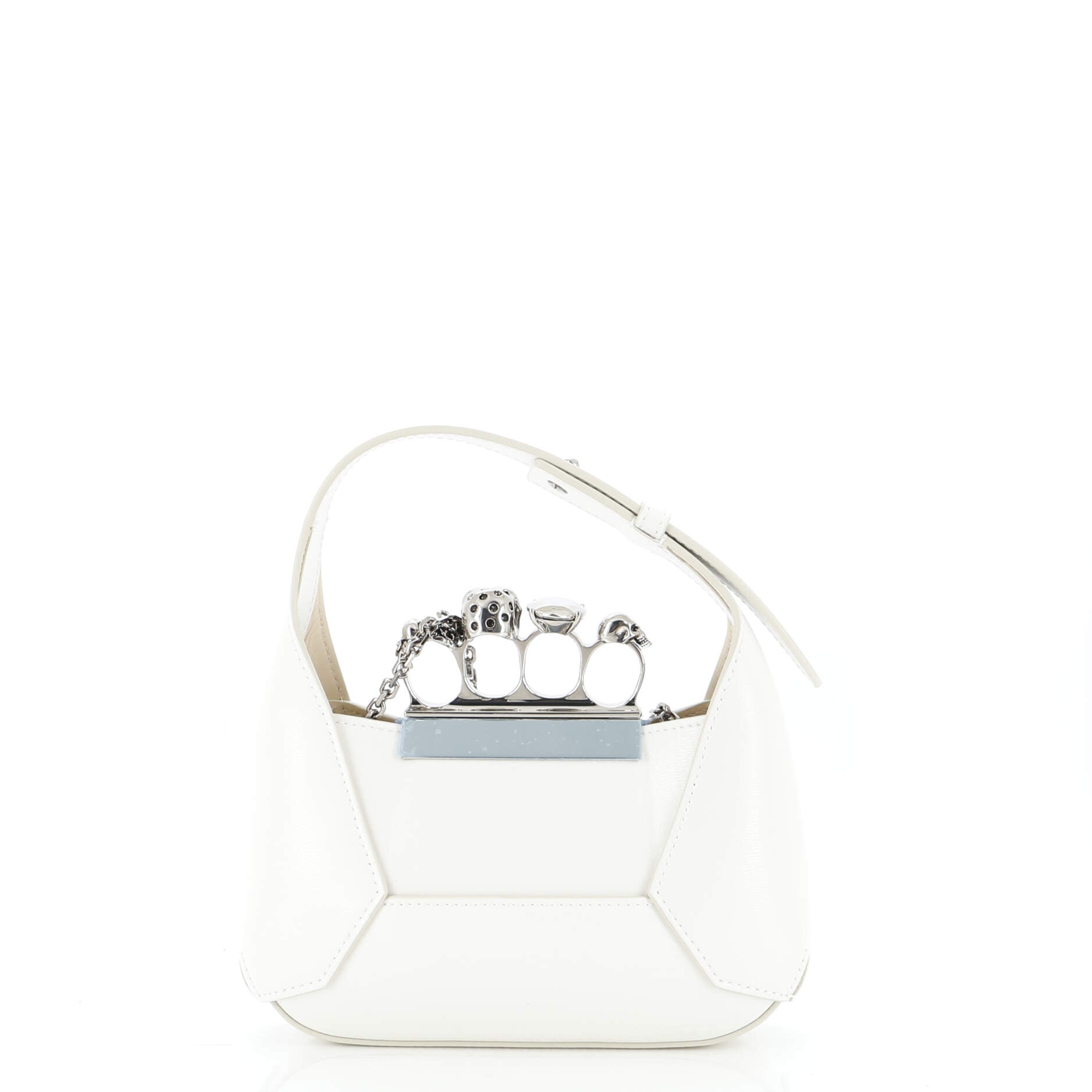Jewelled Hobo Leather Mini