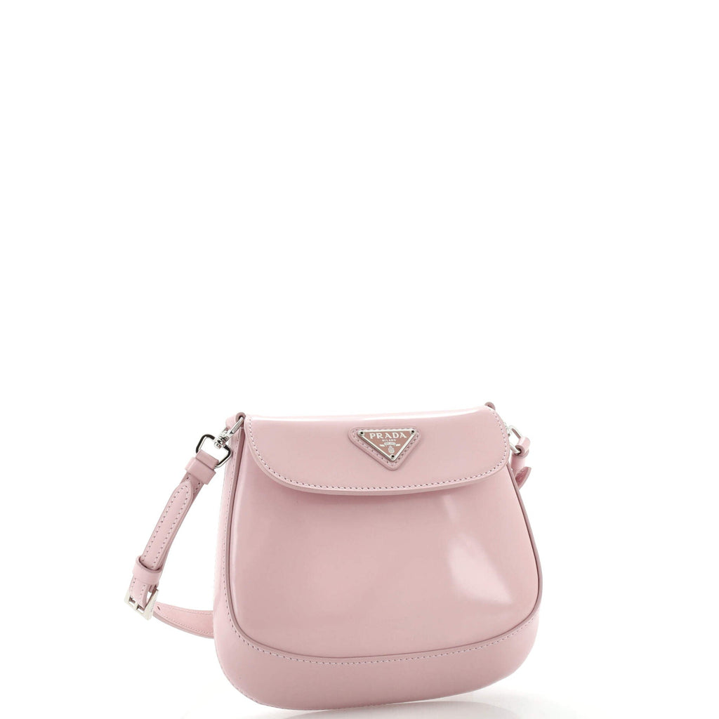 Cleo Flap Shoulder Bag Spazzolato Leather Mini