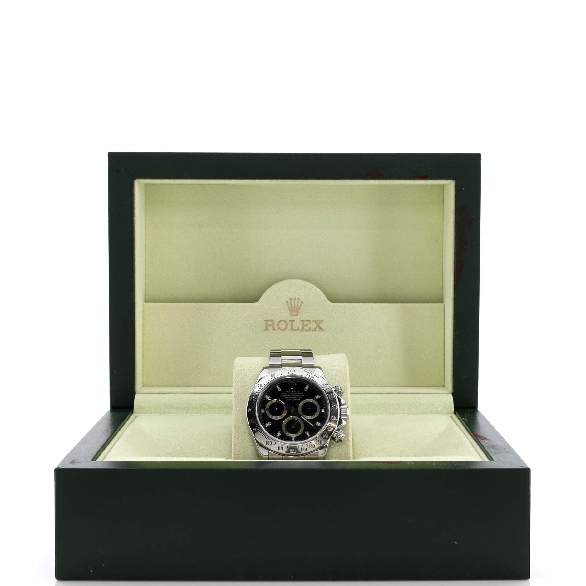 Oyster Perpetual Cosmograph Daytona Black Automatic Watch Stainless Steel 40