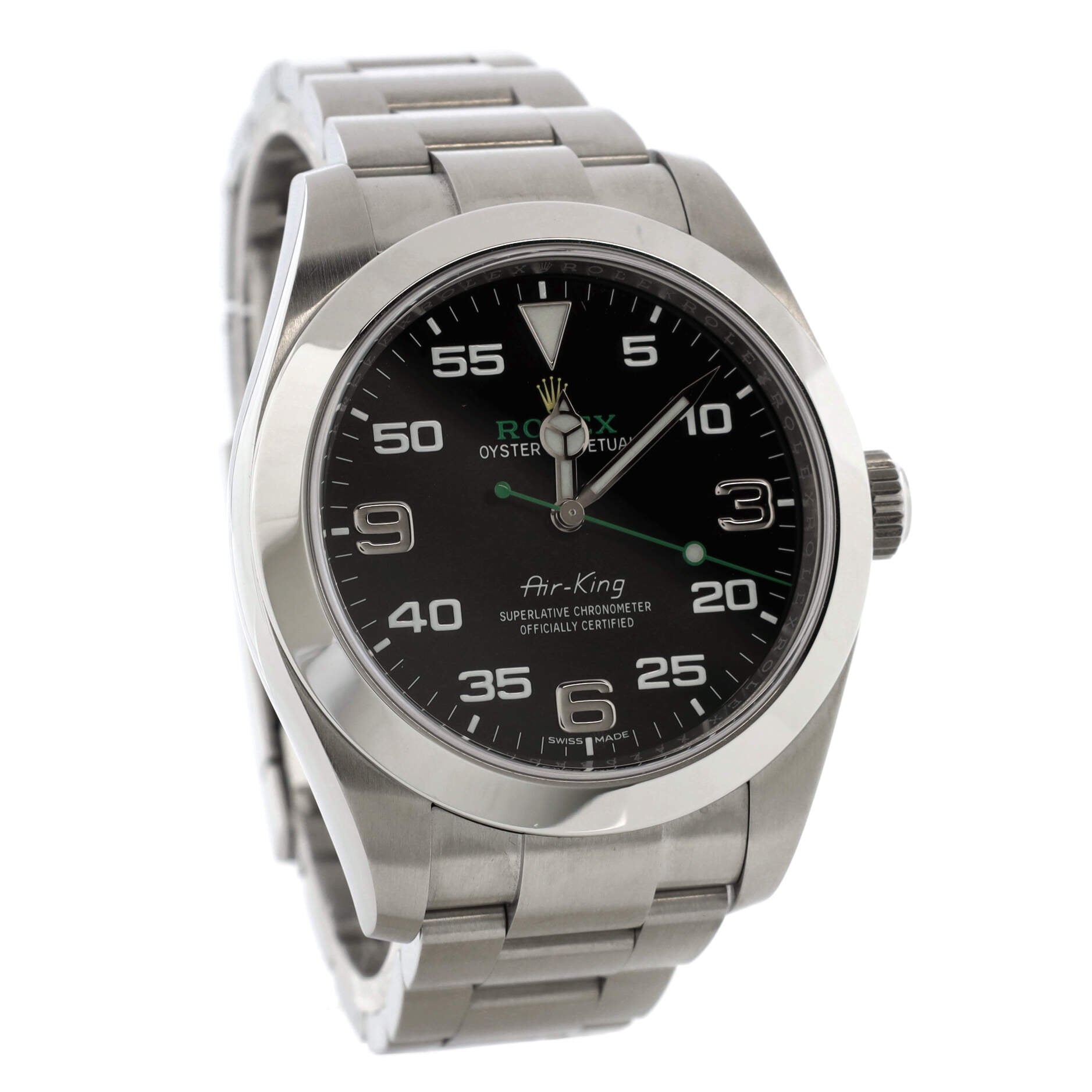Oyster Perpetual Air King Chronometer Automatic Watch Stainless Steel 40