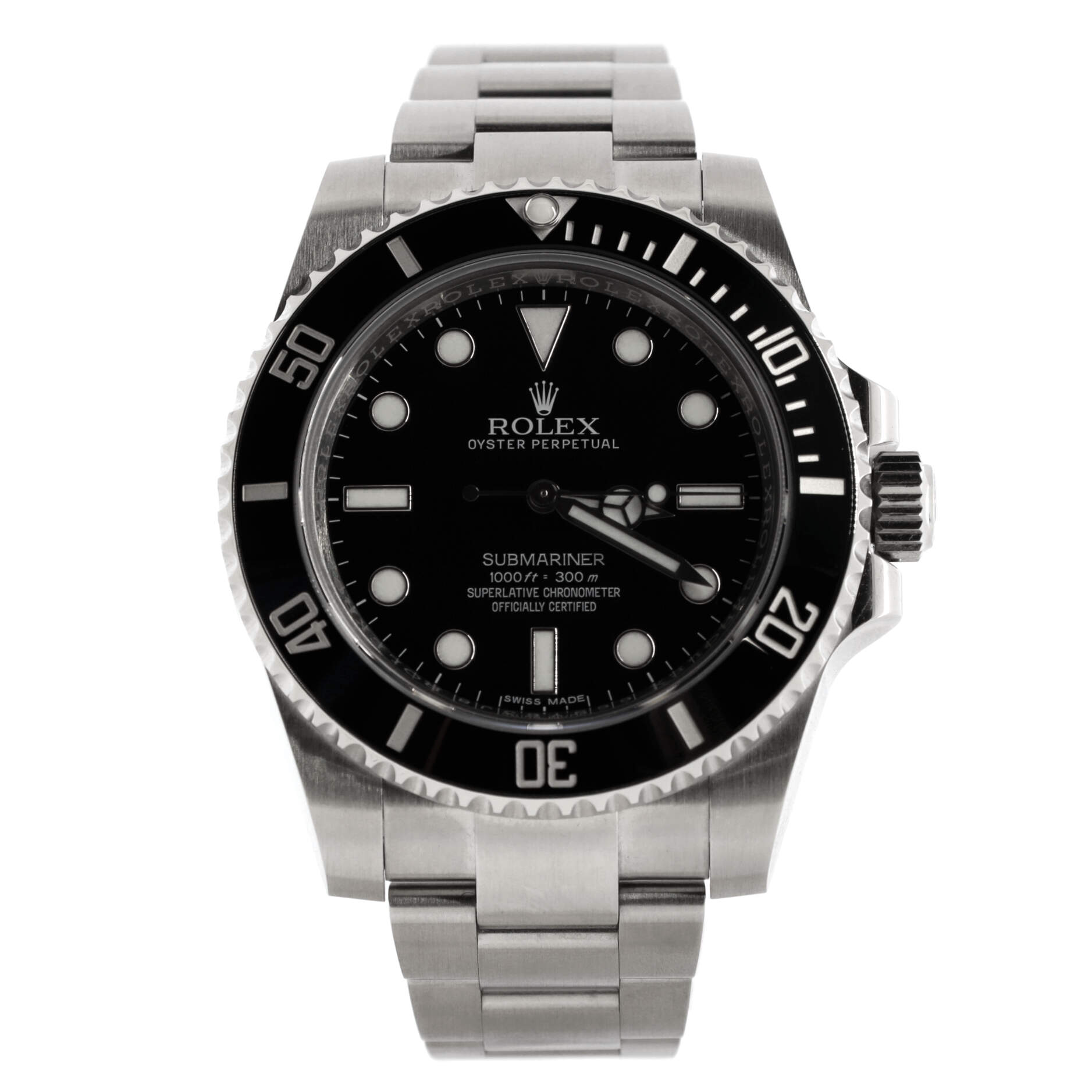 Oyster Perpetual Submariner Automatic Watch Stainless Steel and Cerachrom 40