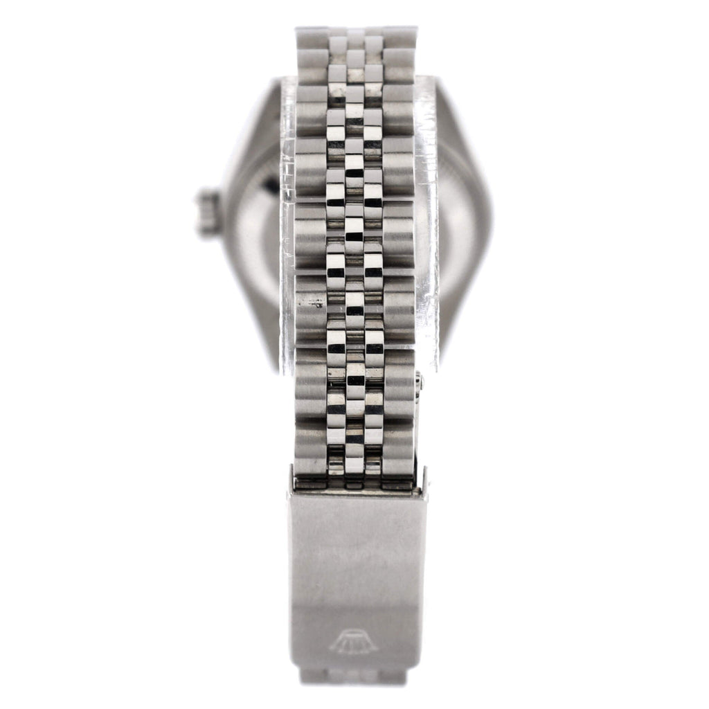 Oyster Perpetual Datejust Automatic Watch Stainless Steel and White Gold with Diamond Markers 26