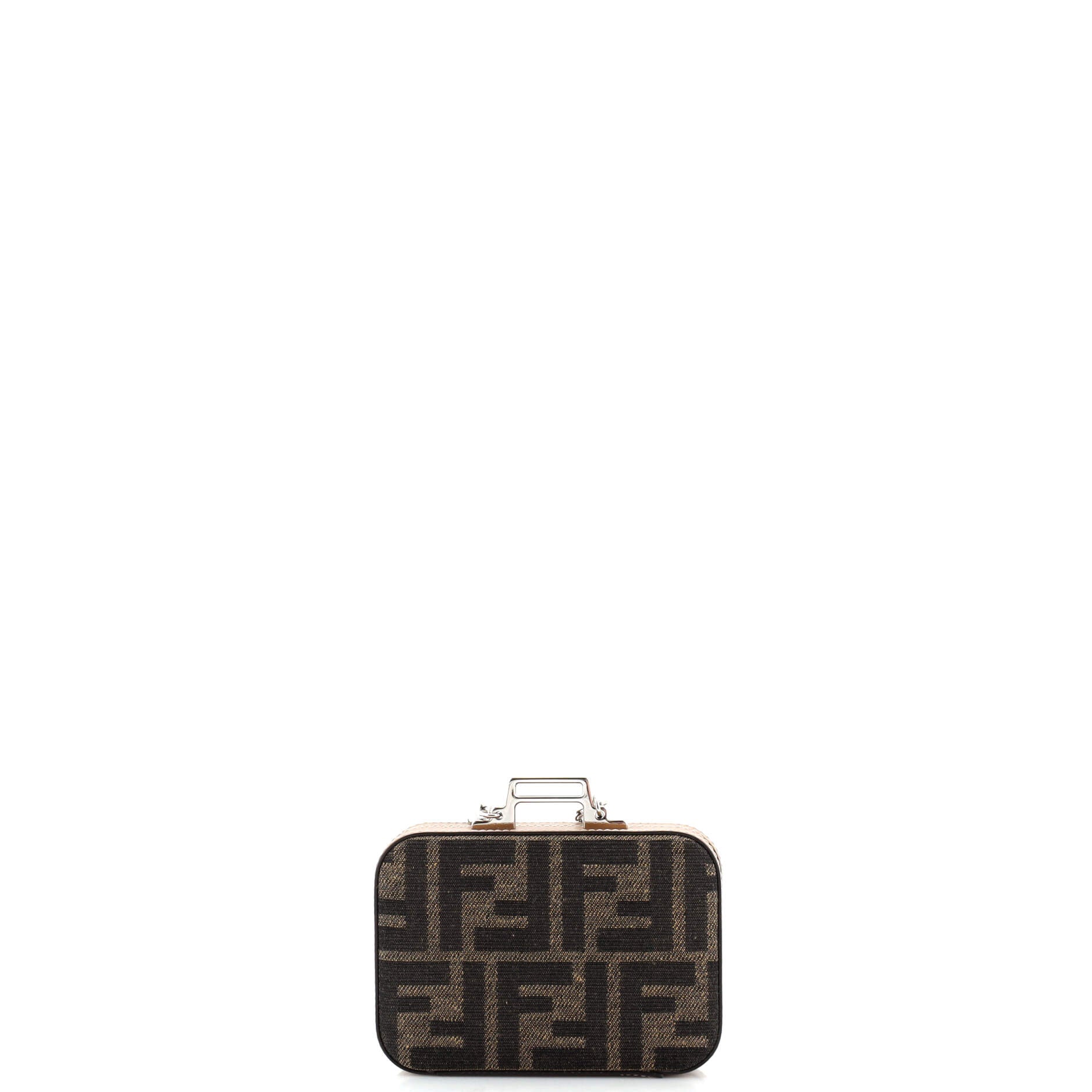 Box Clutch with Chain Zucca Canvas Mini