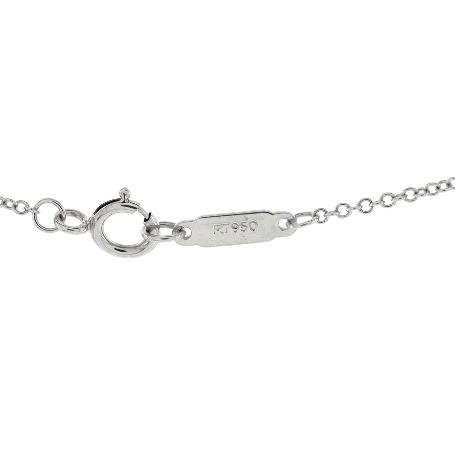 Soleste Round Pendant Necklace Platinum with Diamonds 0.16CT