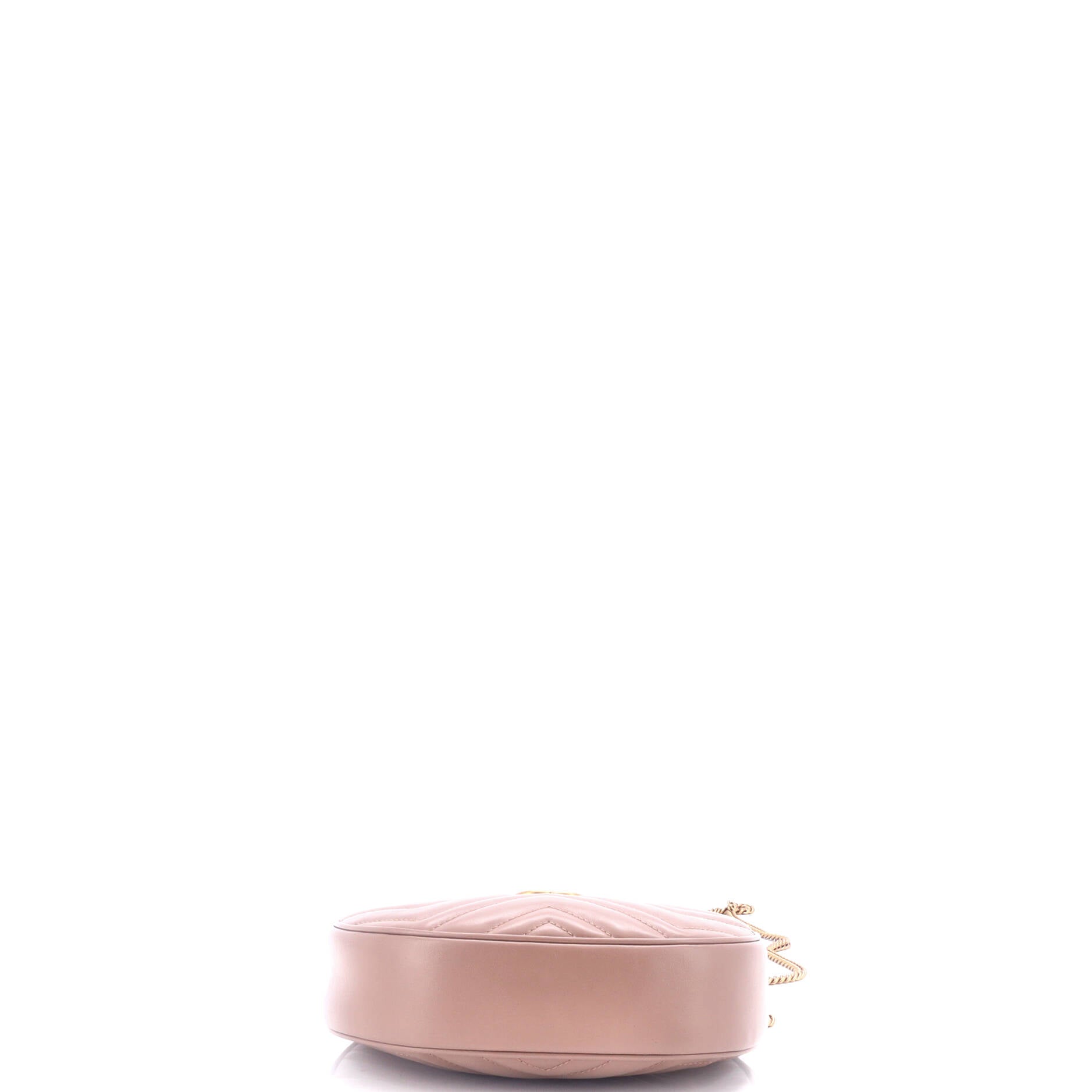 GG Marmont Half Moon Hobo Leather Mini