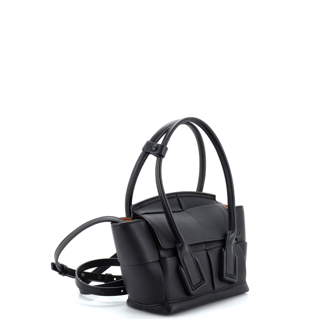 Arco Bag Maxi Intrecciato Leather Mini