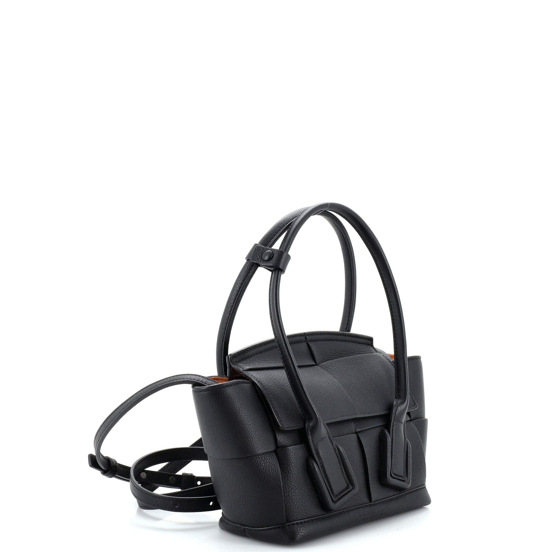 Arco Bag Maxi Intrecciato Leather Mini