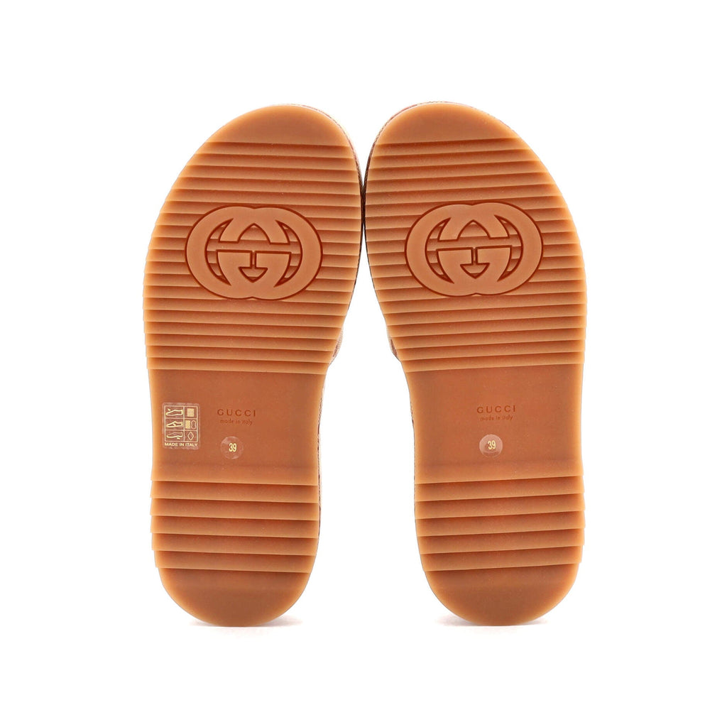Women's Angelina Platform Slide Sandals GG Canvas