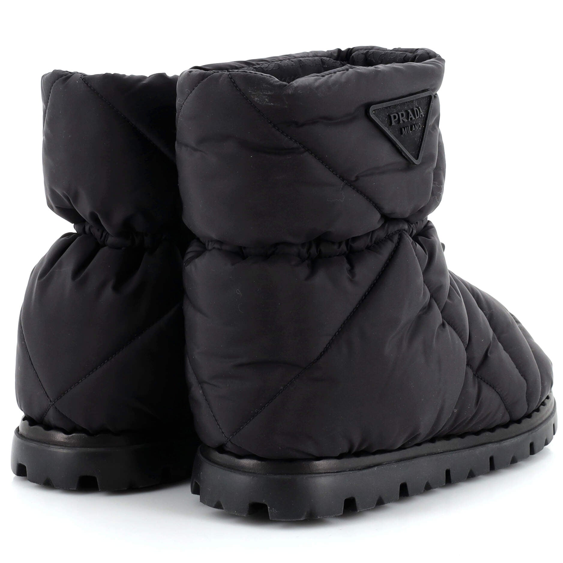 Women's Padded Snow Boots Quilted Nylon