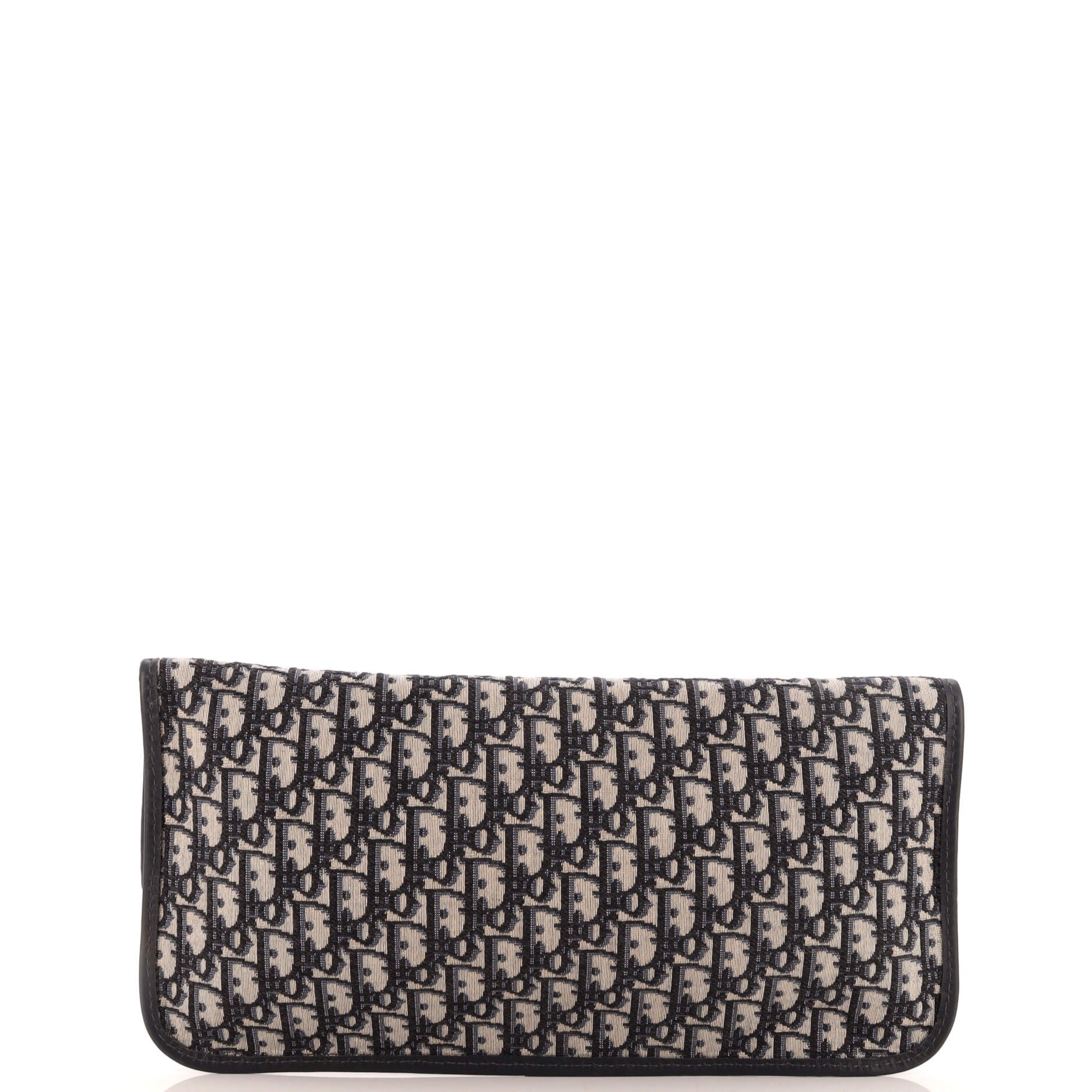 Fold Over Clutch Oblique Canvas
