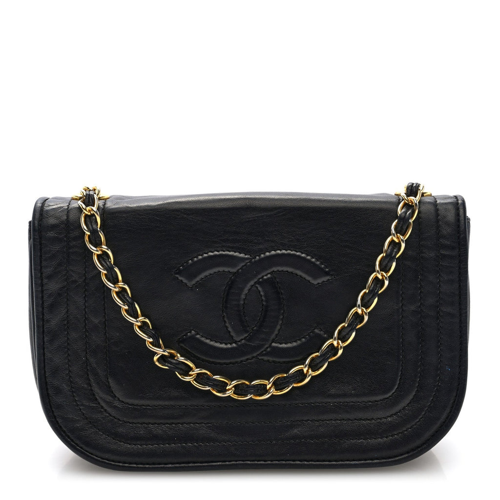 Lambskin Mini CC Timeless Flap Black
