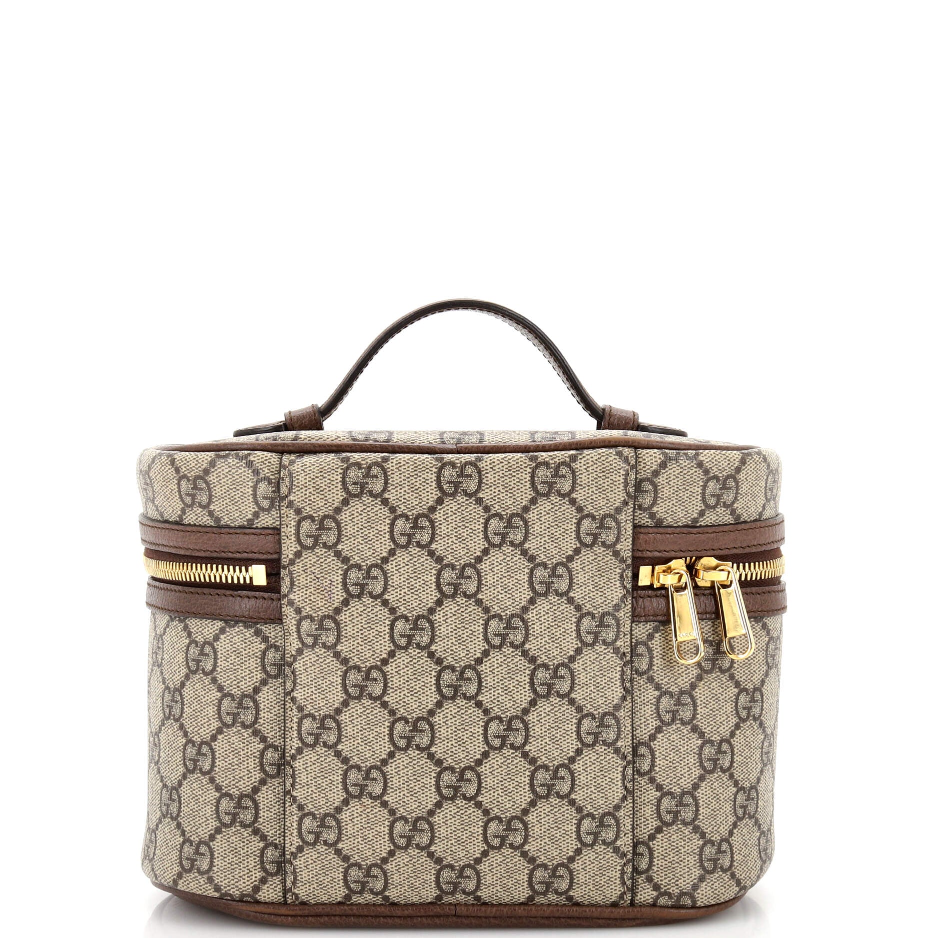 Ophidia Top Handle Cosmetic Case GG Coated Canvas Small