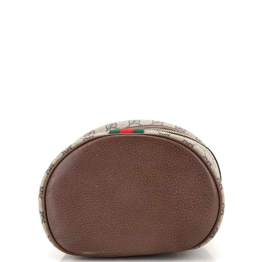 Ophidia Top Handle Cosmetic Case GG Coated Canvas Small
