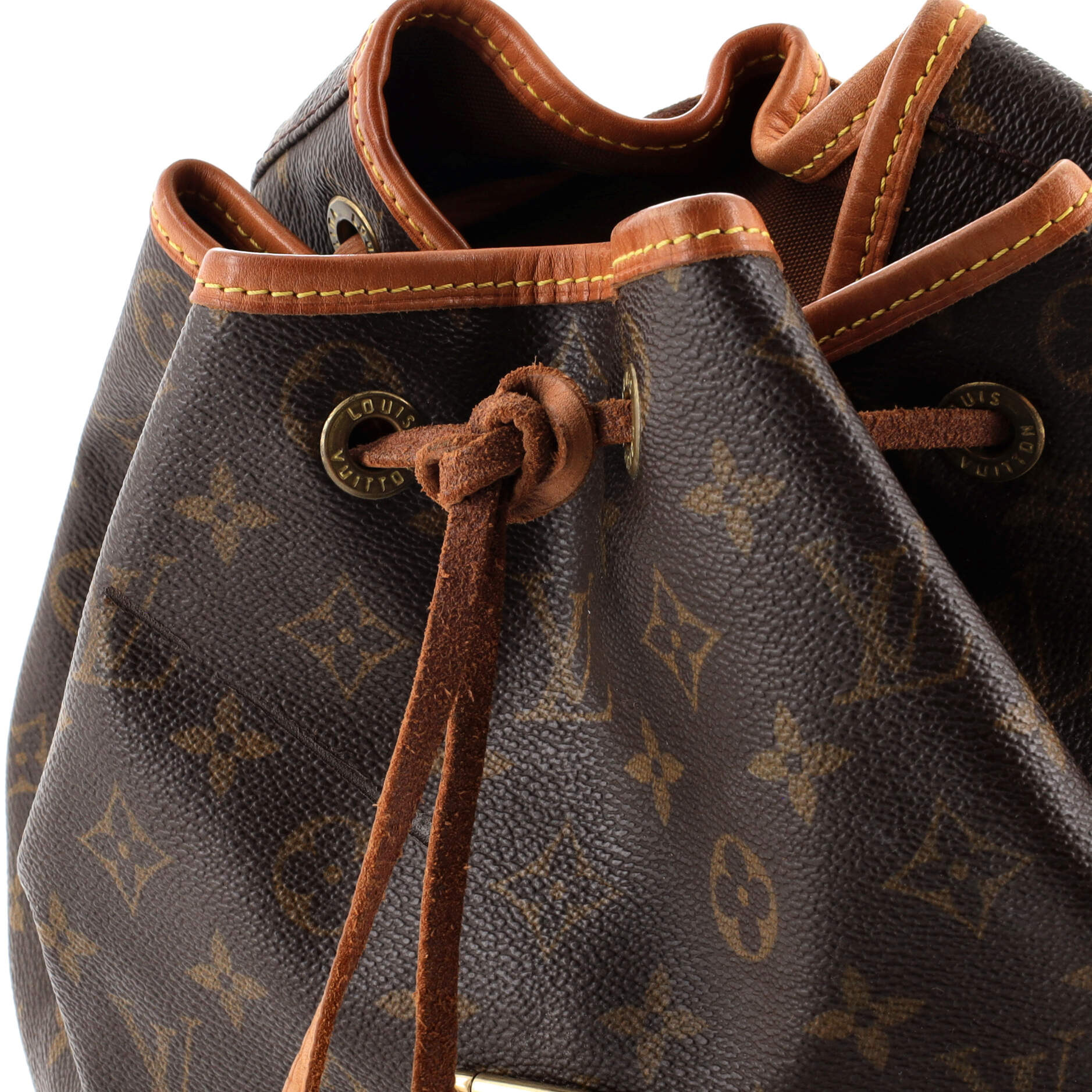 Louis Vuitton Vintage Montsouris Backpack Monogram Canvas GM