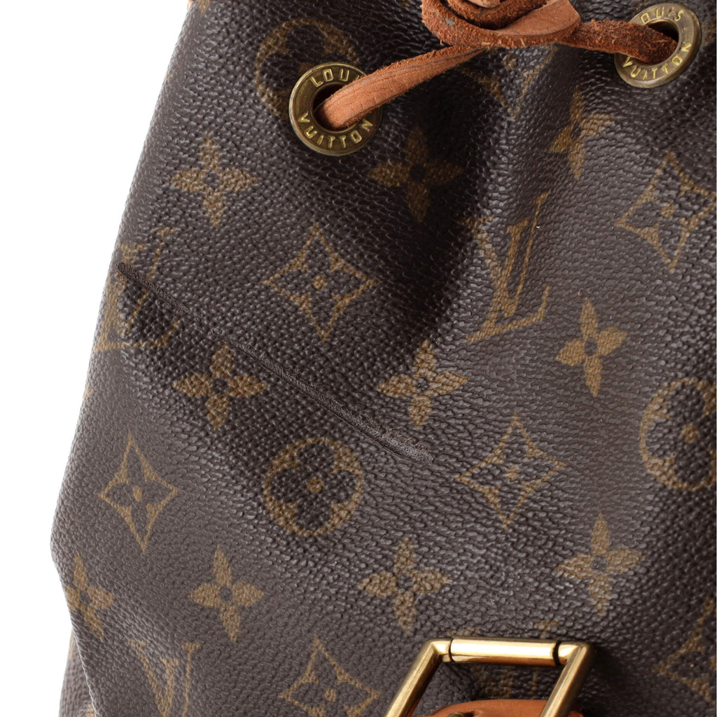 Louis Vuitton Vintage Montsouris Backpack Monogram Canvas GM