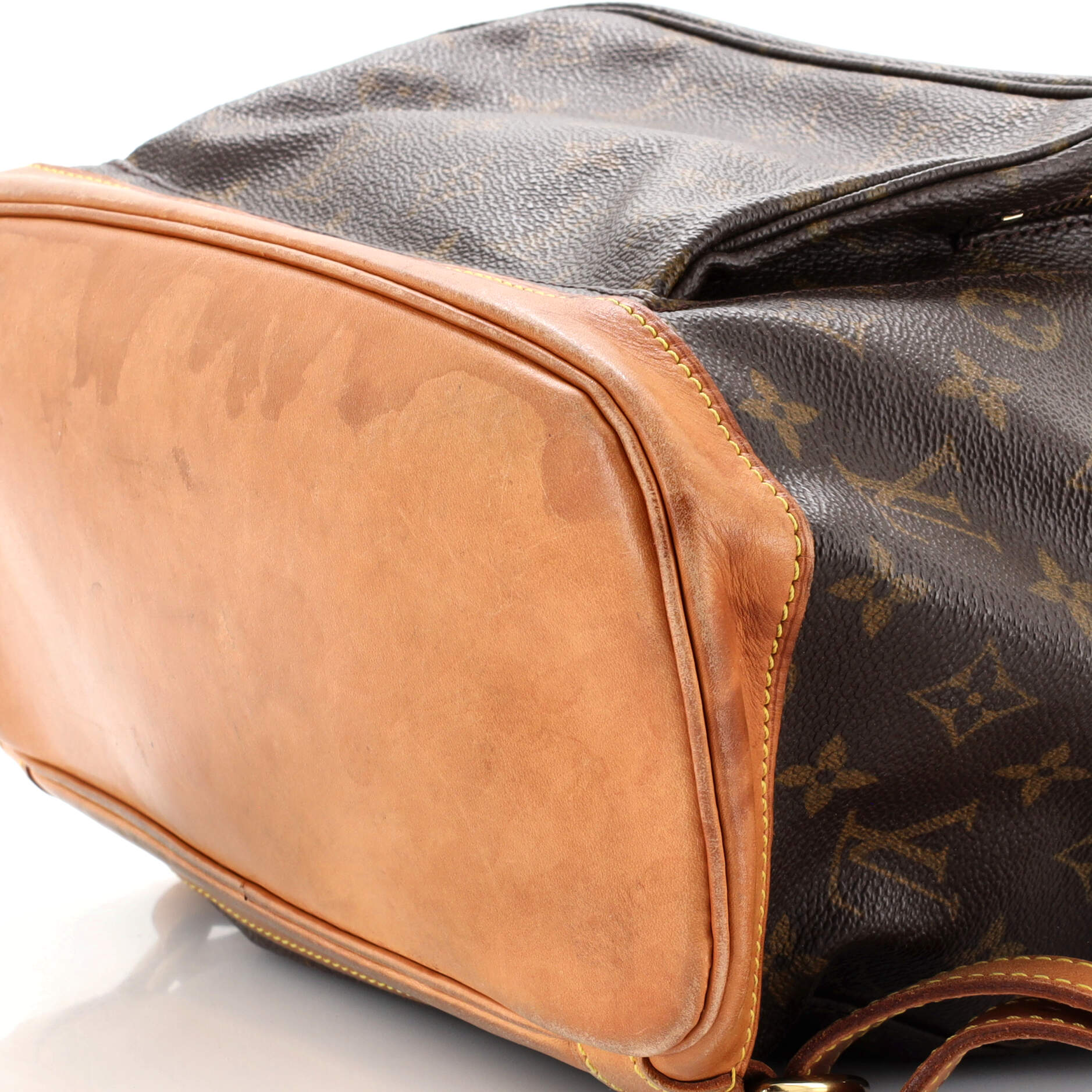 Louis Vuitton Vintage Montsouris Backpack Monogram Canvas GM