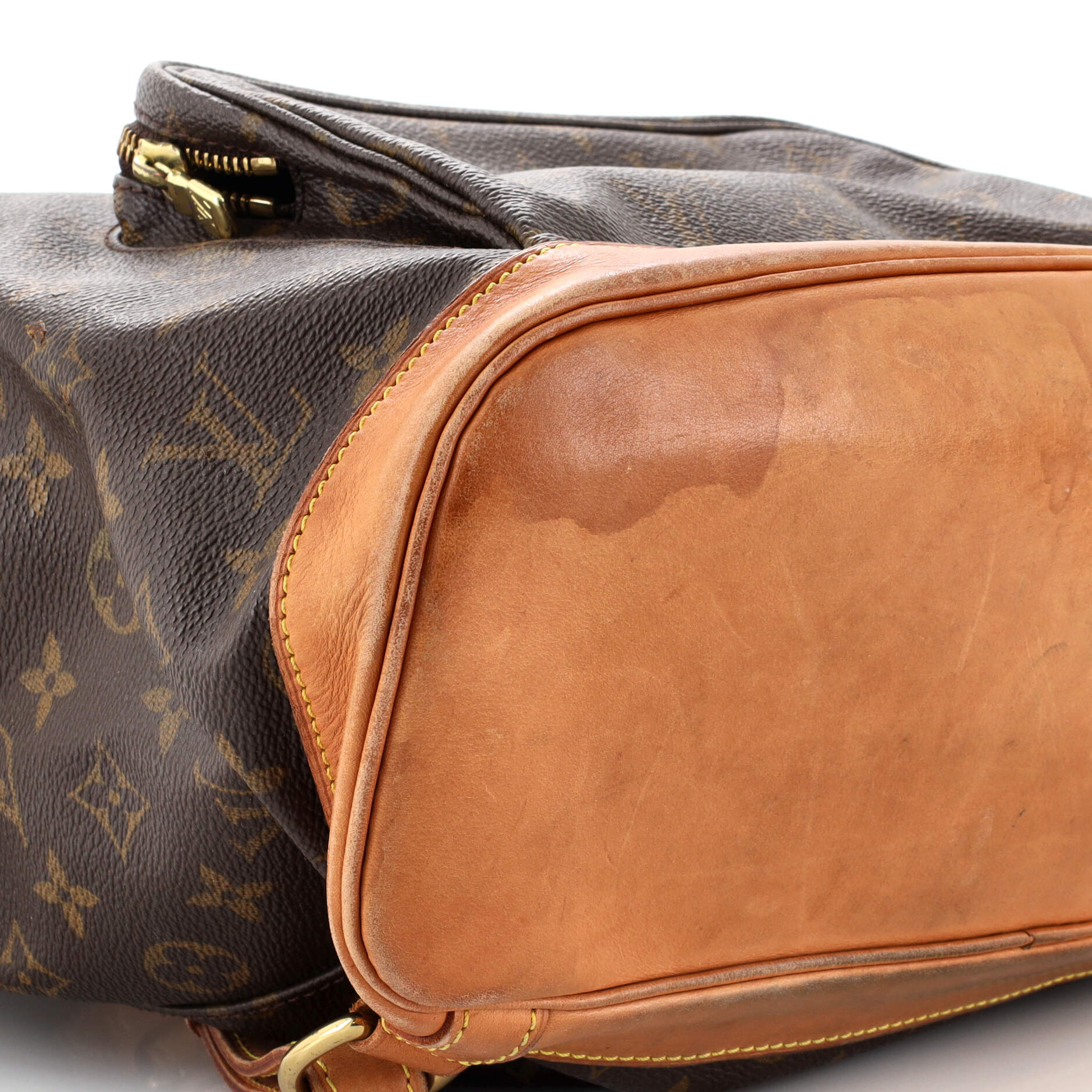 Louis Vuitton Vintage Montsouris Backpack Monogram Canvas GM