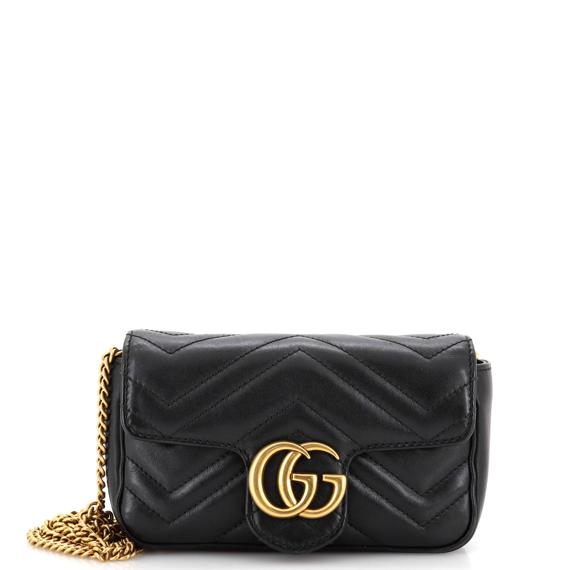 GG Marmont Flap Bag Matelasse Leather Super Mini
