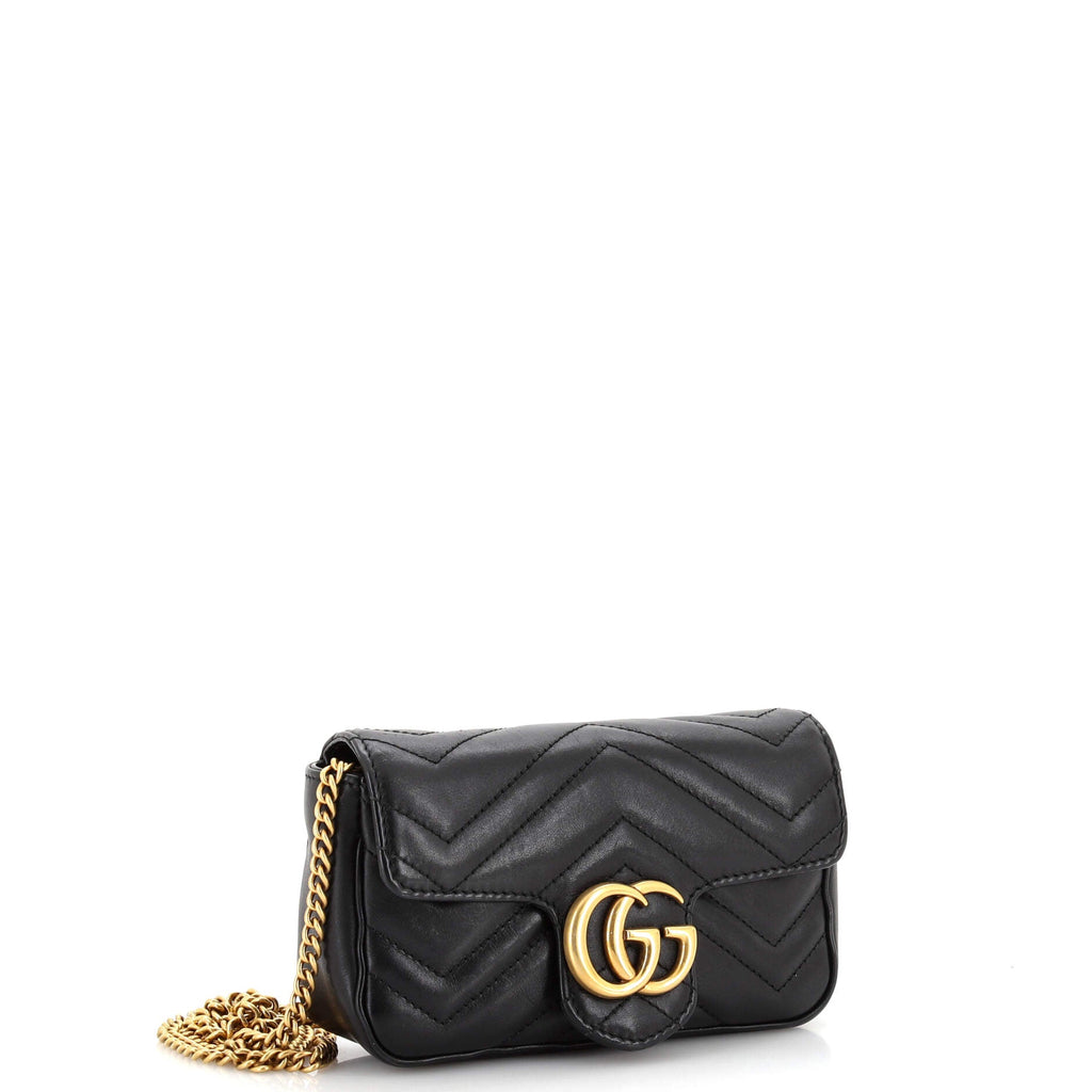 GG Marmont Flap Bag Matelasse Leather Super Mini