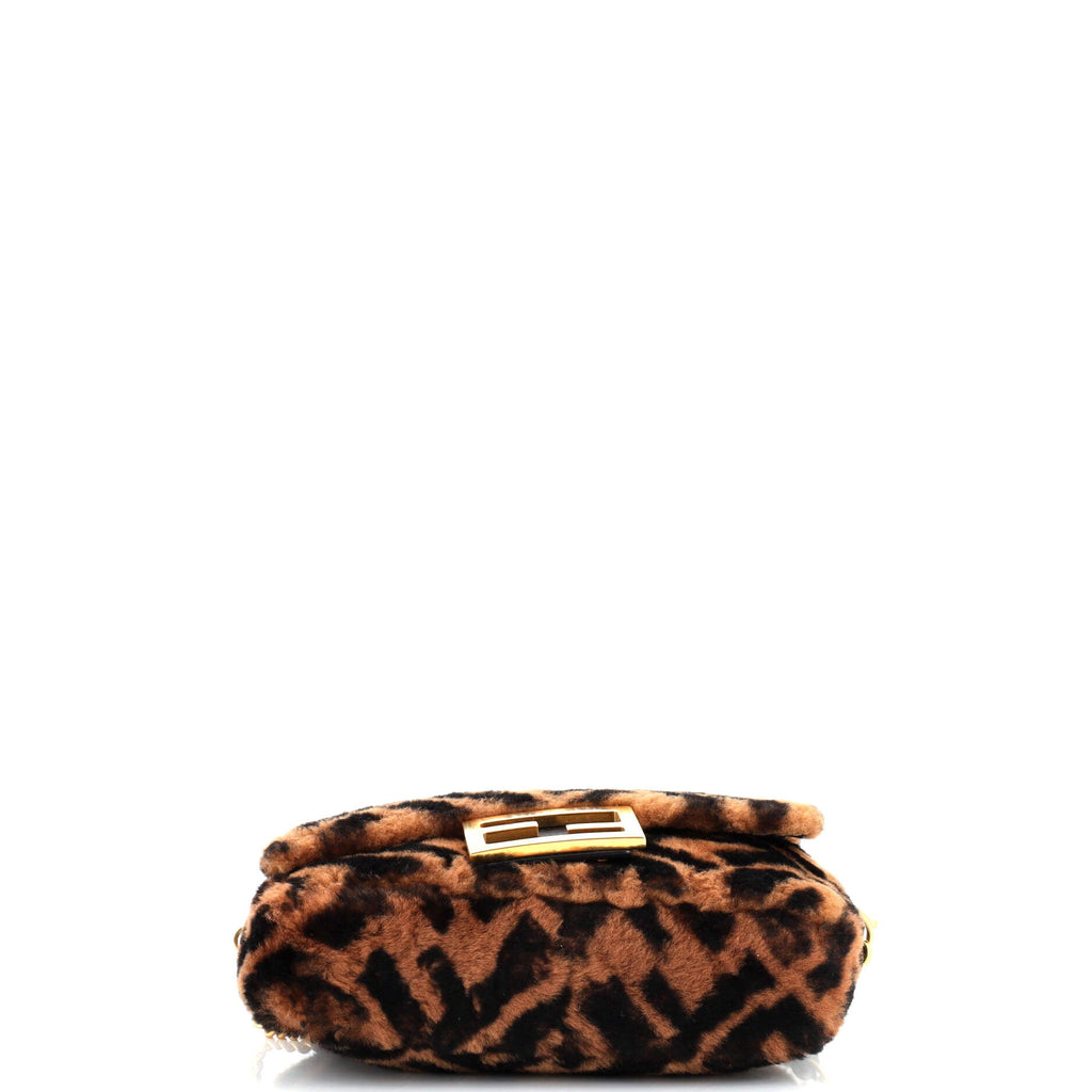 Baguette NM Bag Zucca Shearling Mini