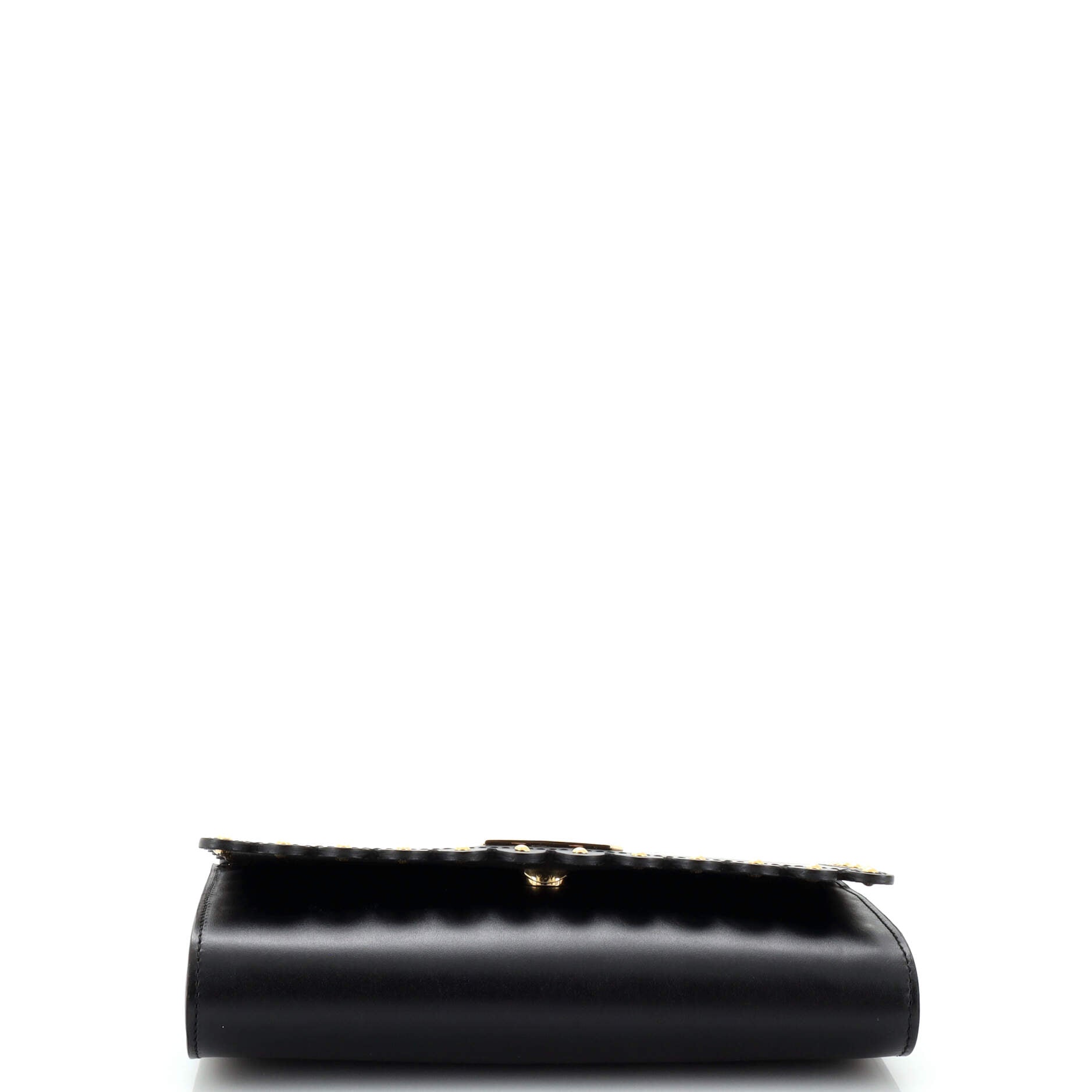 Chain Louise Clutch Studded Leather MM