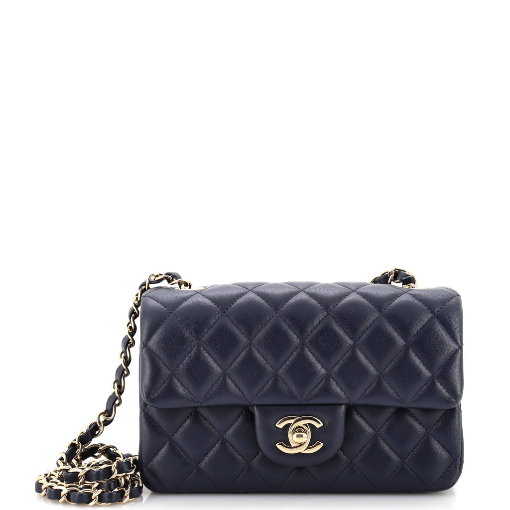 Classic Single Flap Bag Quilted Lambskin Mini