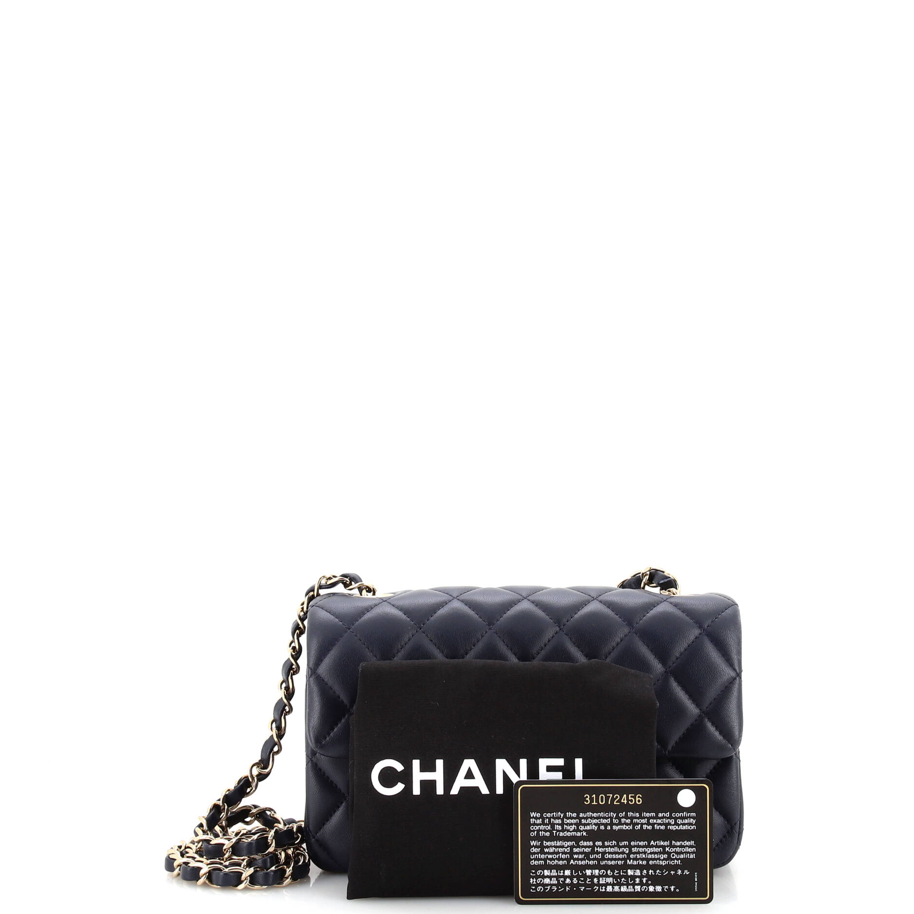 Classic Single Flap Bag Quilted Lambskin Mini