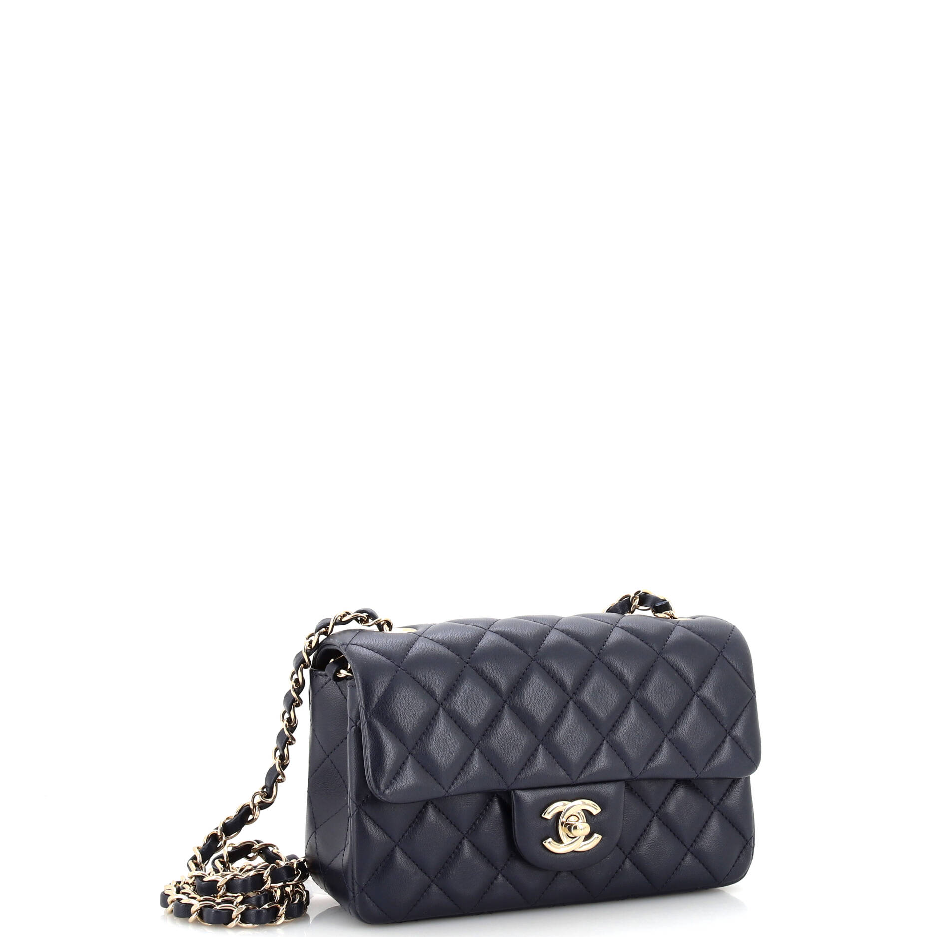 Classic Single Flap Bag Quilted Lambskin Mini