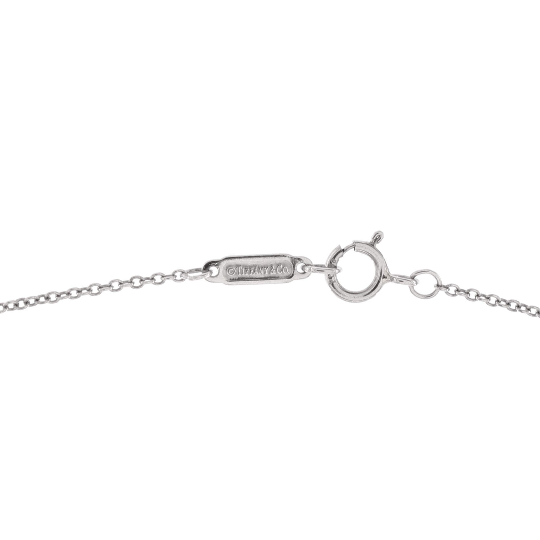 Cross Pendant Necklace Platinum and Diamonds Mini