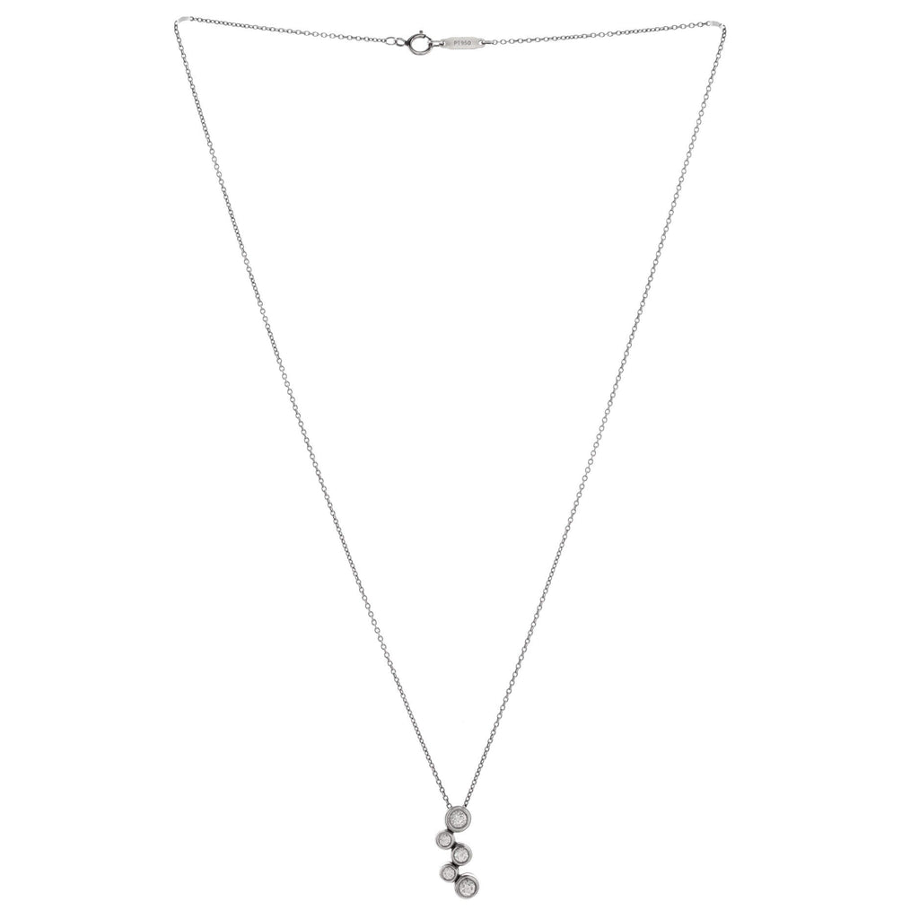 Bubbles Pendant Necklace Platinum and Diamonds