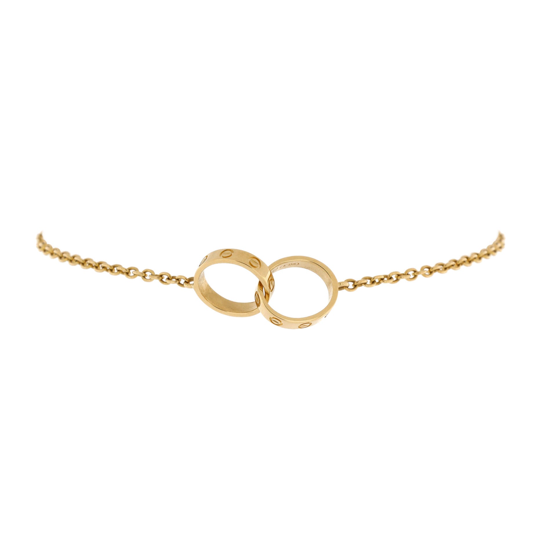 Love Interlocking Bracelet 18K Yellow Gold